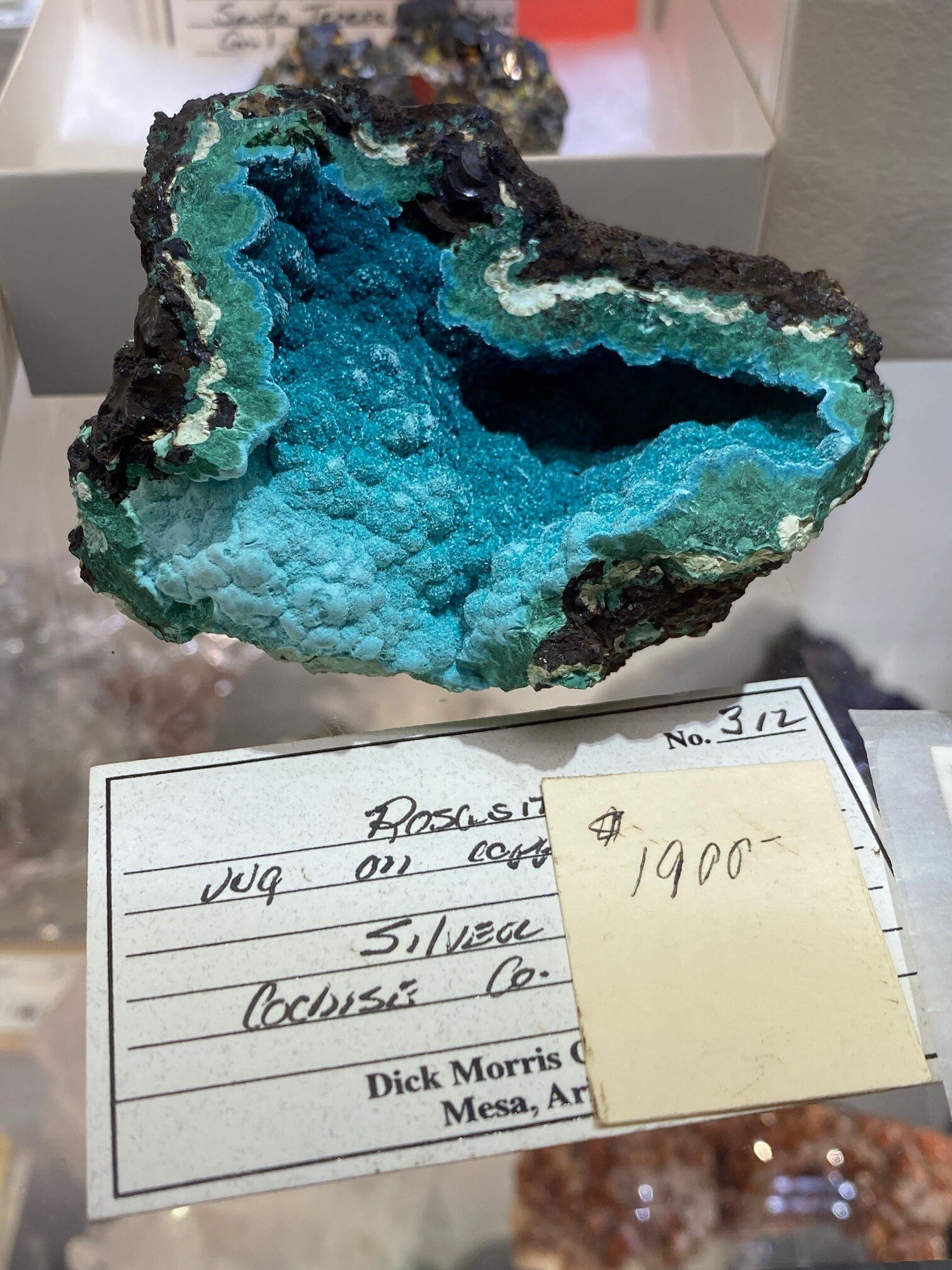 Rosasite from Silver Bill! - available