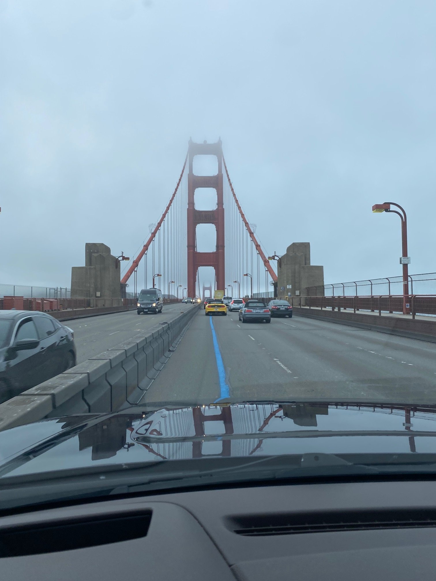 Golden Gate, Foggy