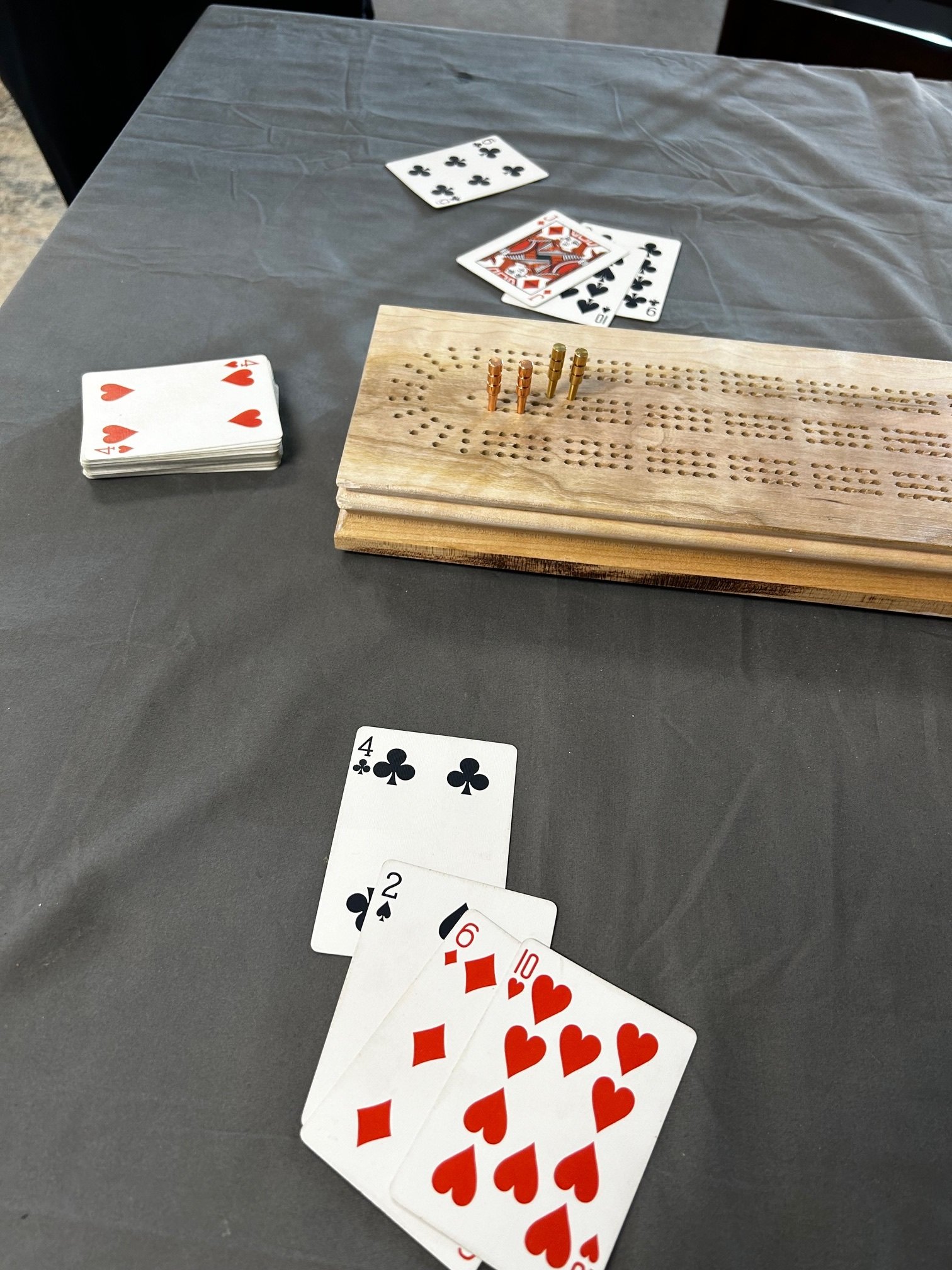 Mad Cribbage was played