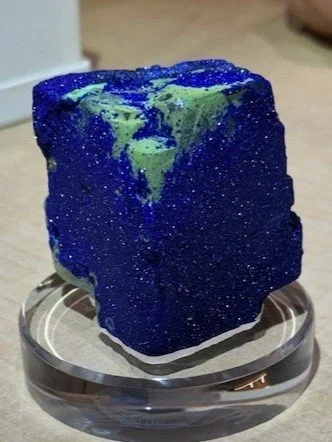 Azurite over Fluorite, Sold