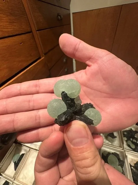 Super Mali Prehnite w Epidote