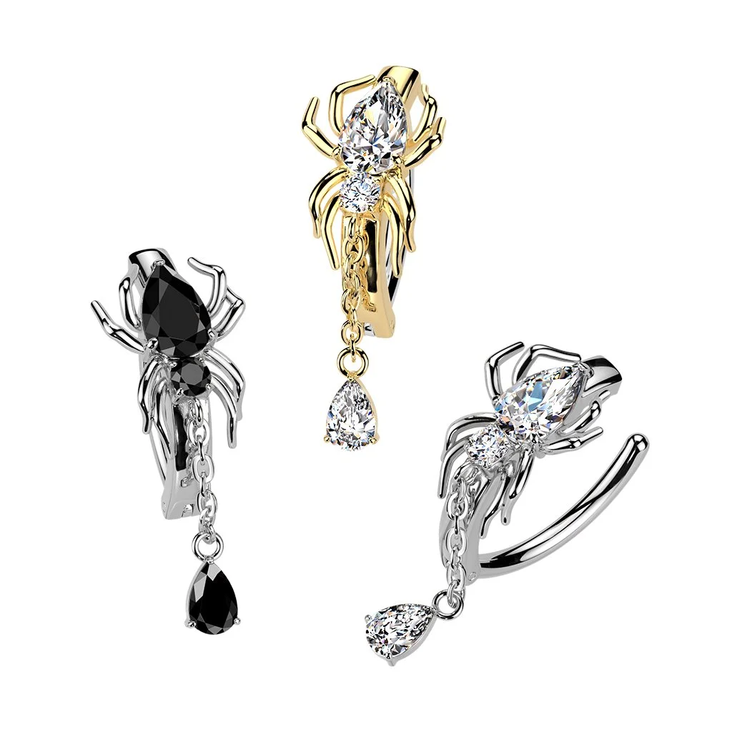 Spider Elegance Navel Clicker