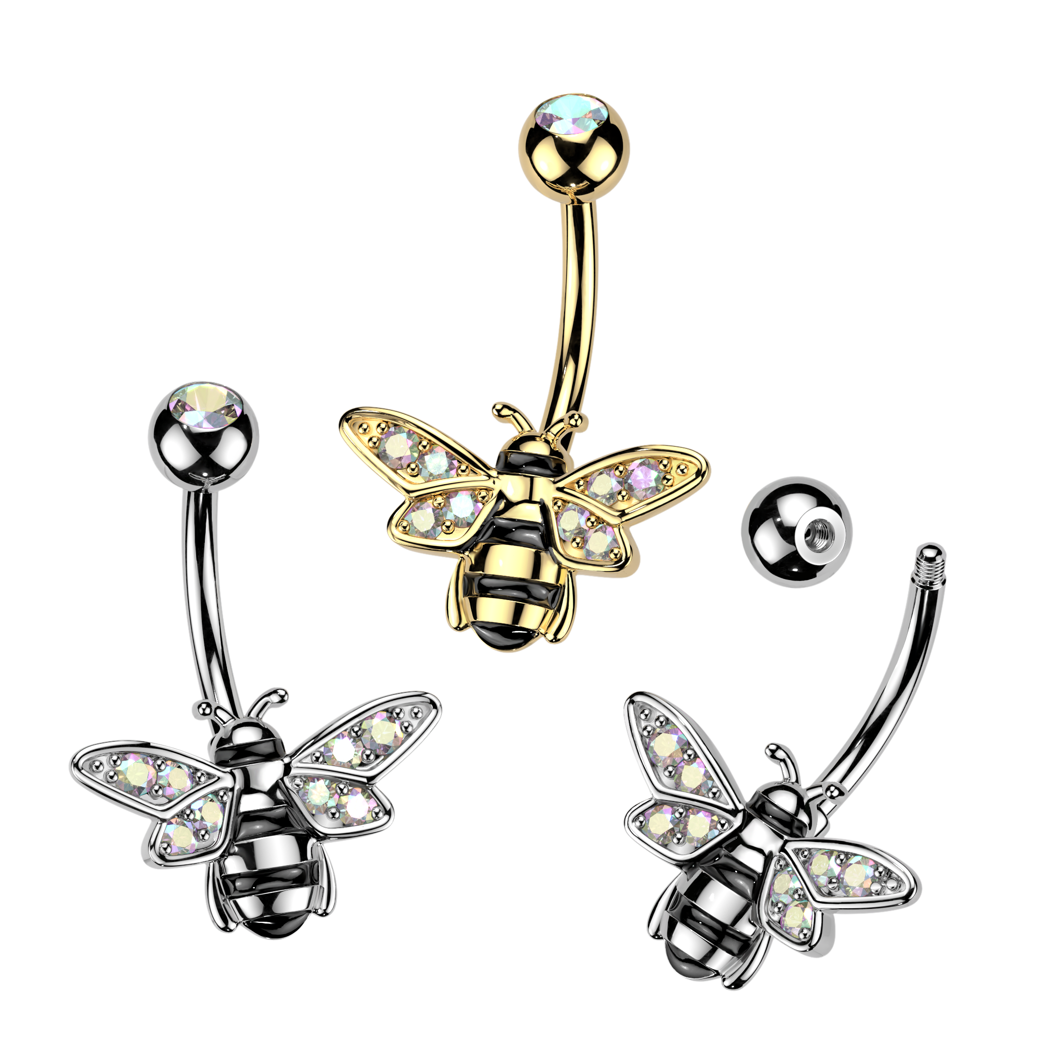 Bee Elegance Navel Jewelry