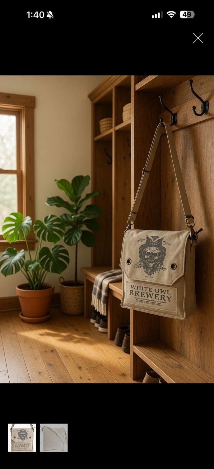 White Owl Brewery Crossbody Bag