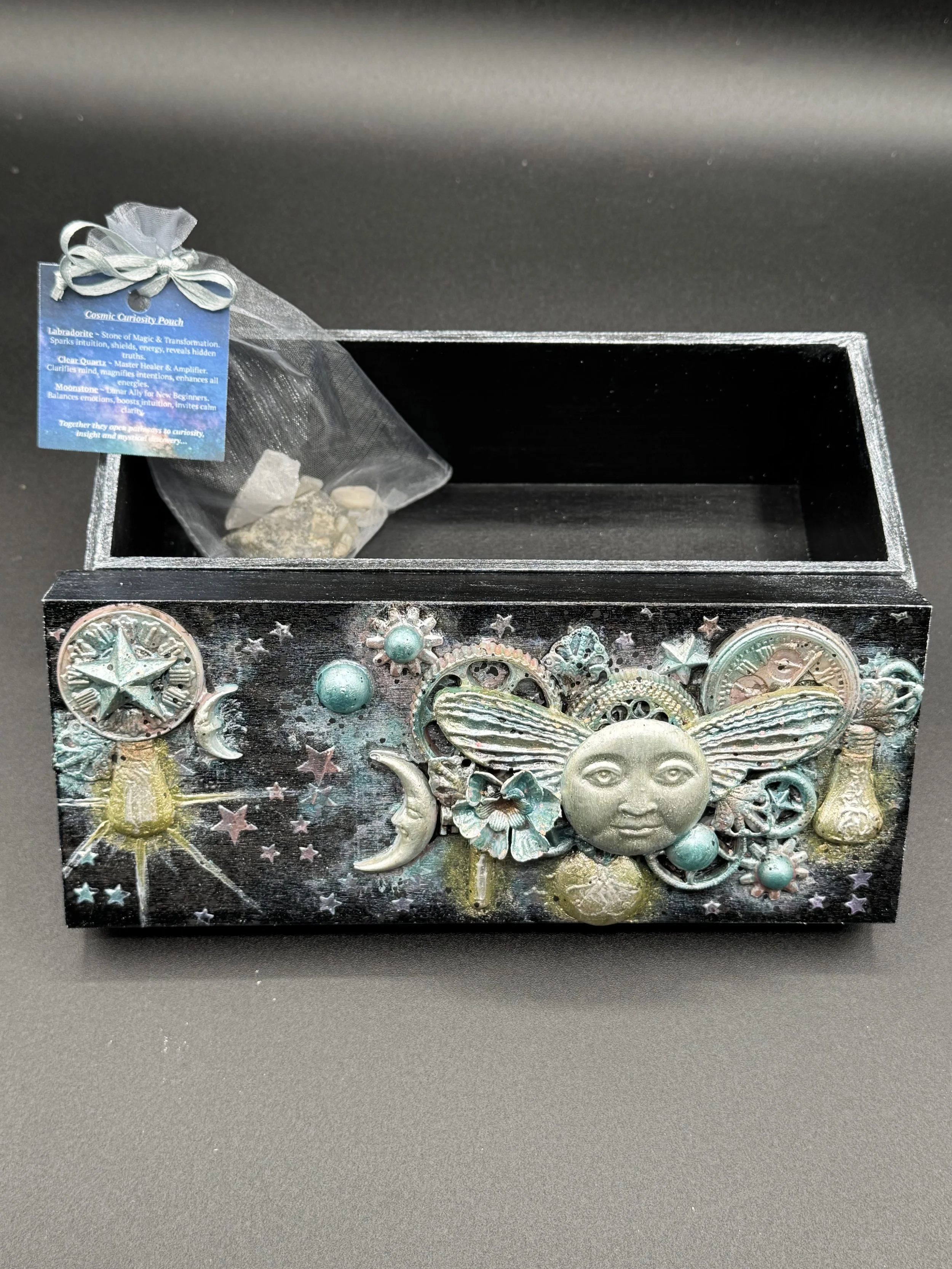 Celestial Box with Crystals