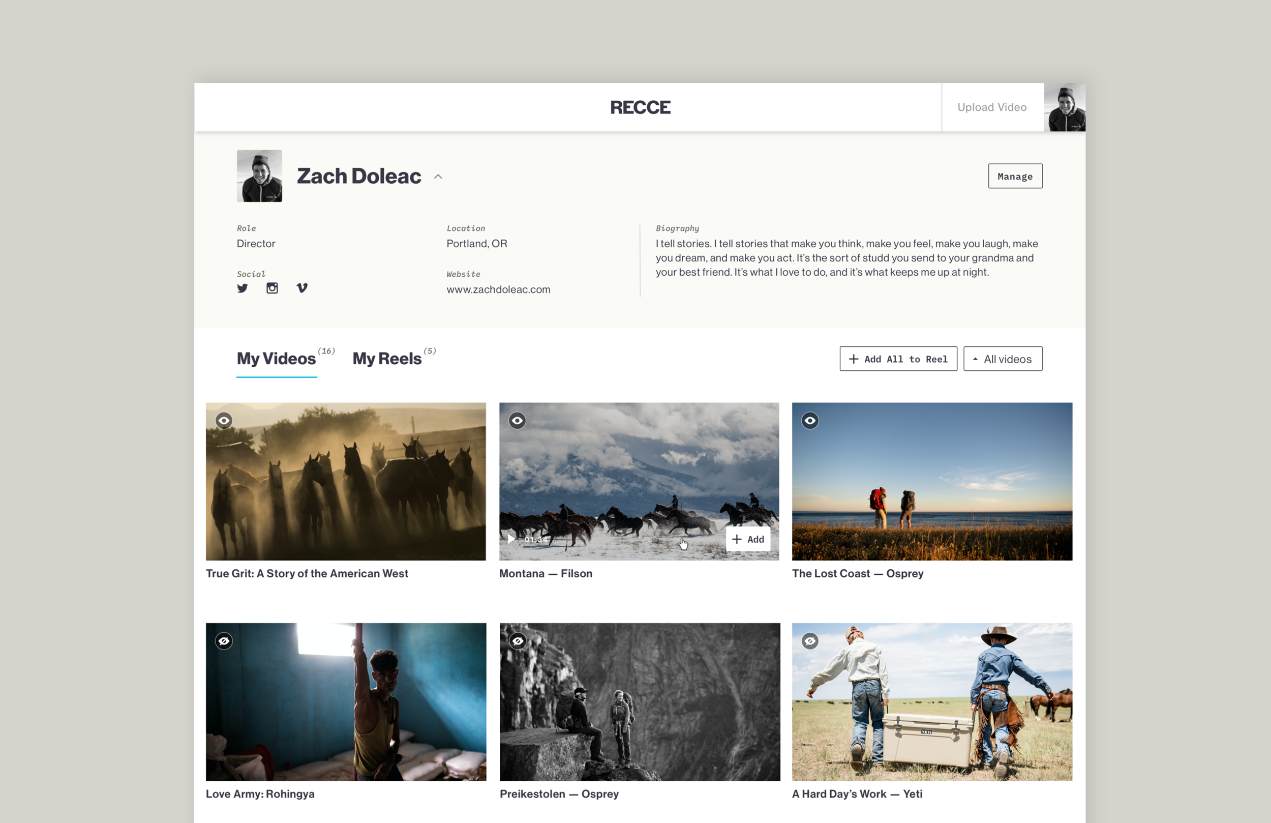 Recce - Talent Profile (Videos) Single@2x.png