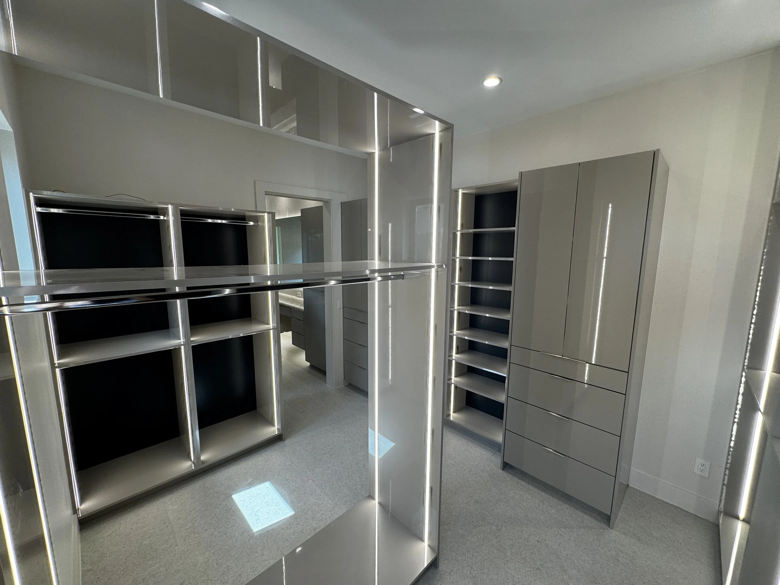 LED Cabinets Closet Storage
