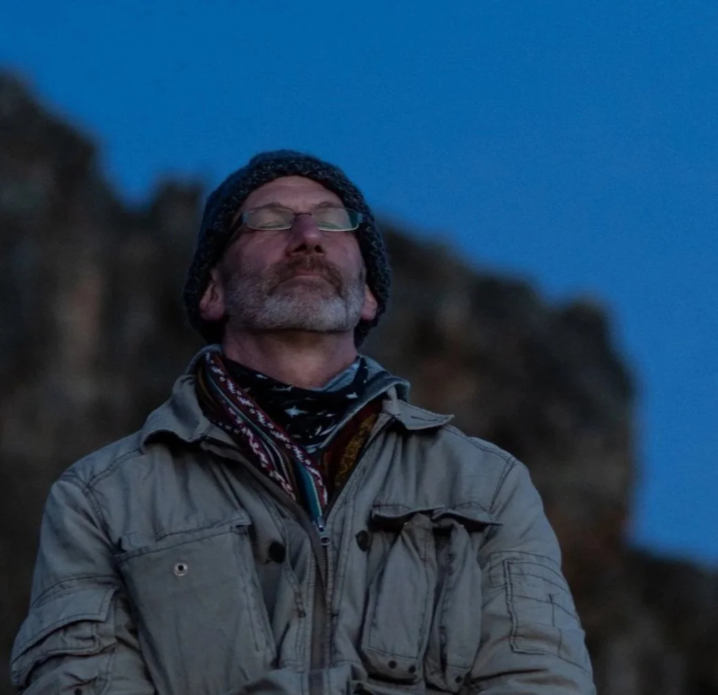 Daniel Olexa in Peru during ceremonial work, showing depth of spiritual guidance practice