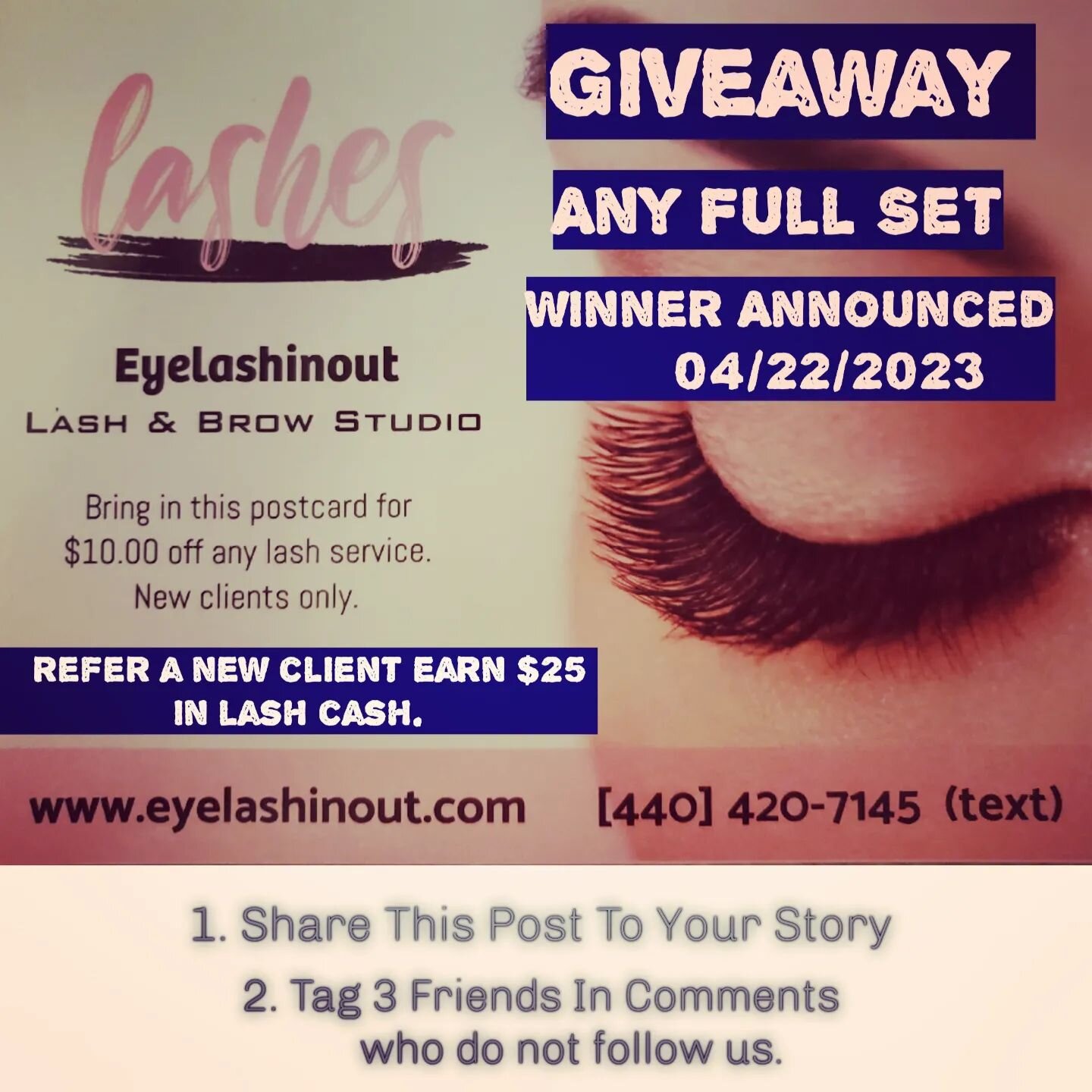 Its Easter Weekend 🐰  We're too egg-cited about this Giveaway 🐣
Winner will have a guaranteed appointment for Prom or Grad lashes.  Otherwise appointment will be within 30 days of winners announcement. 
Please follow all steps.  All qualifications 