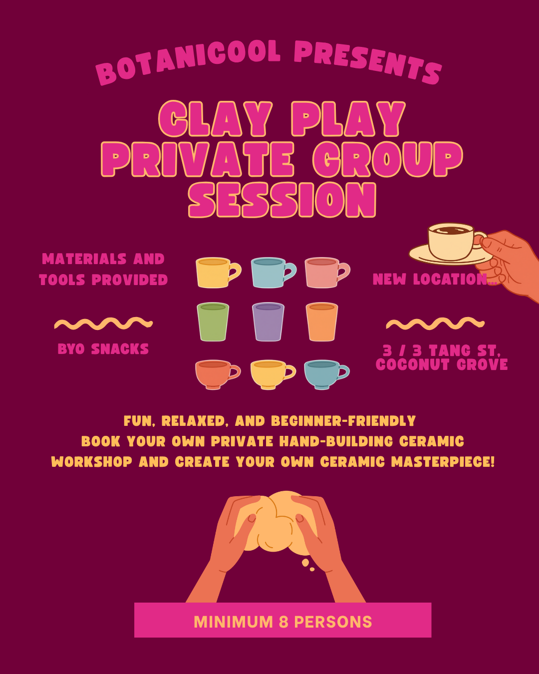 Clay Play - Private Group Session