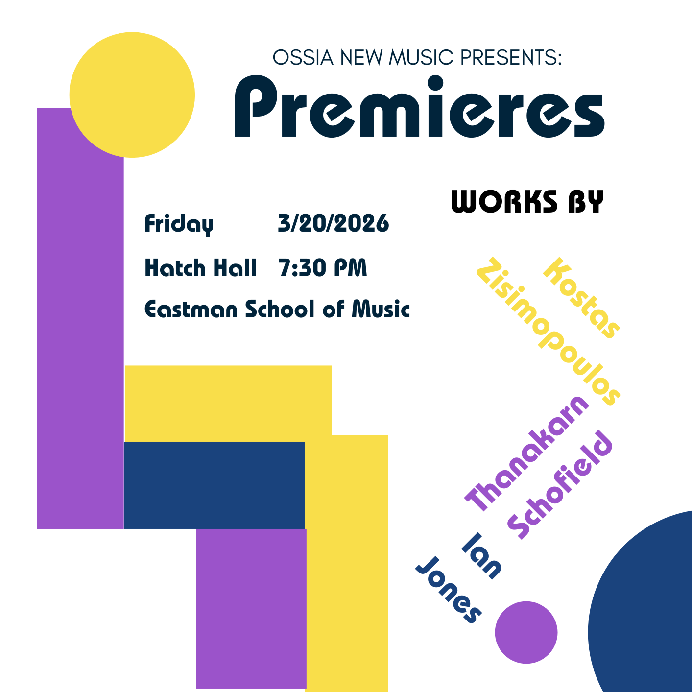 OSSIA Mainstage Concert 4: Premieres