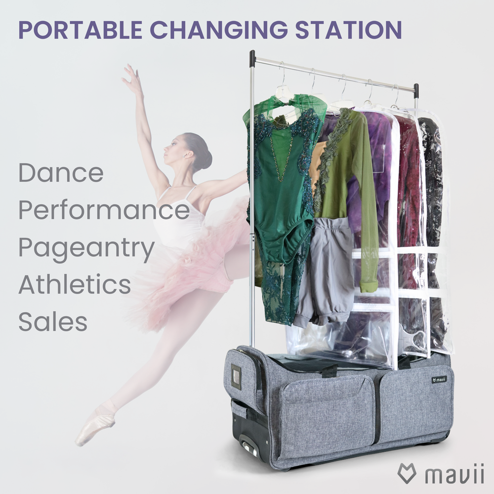 Dance Rolling Duffel Bag With Garment Rack Rolling Duffle Bag With