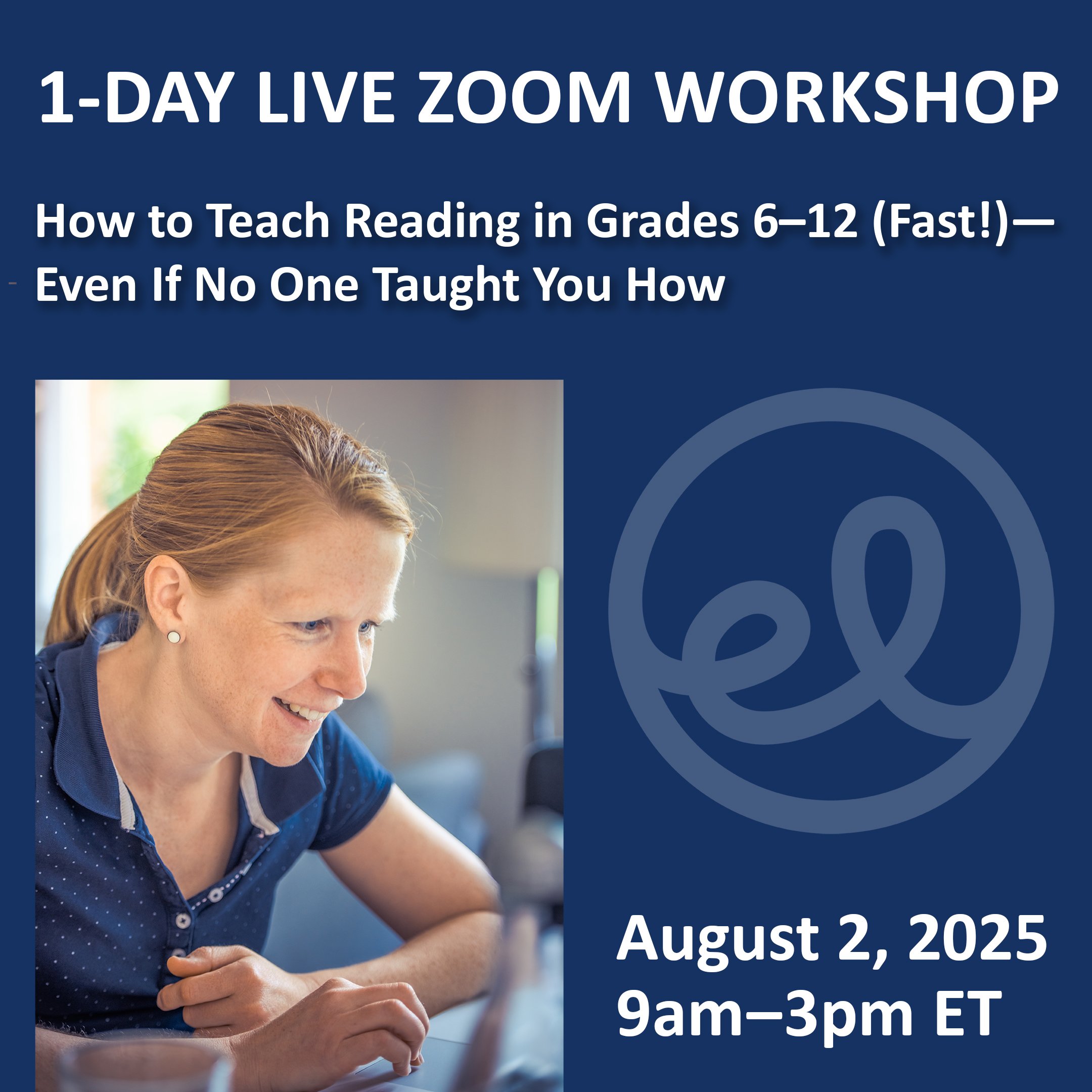 Live Zoom Workshop Aug 2, 2025