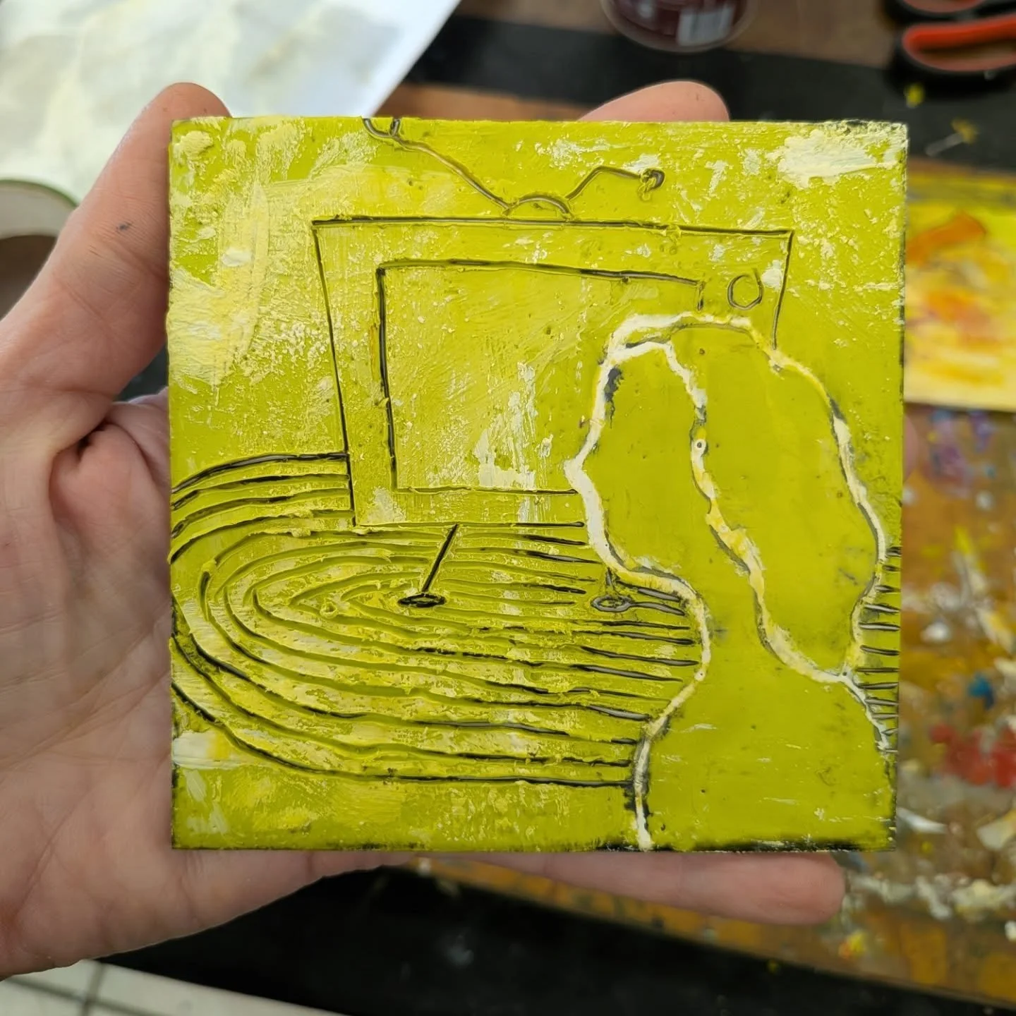 Recent adventures in creative work!

Encaustic one day sampler I taught, mine and student work, the wrapup of an SPPS 6 week workshop, cuttlebone casting with MSS, the absolute pleasure of supporting @ringgoldnicole during her guest artist course at 