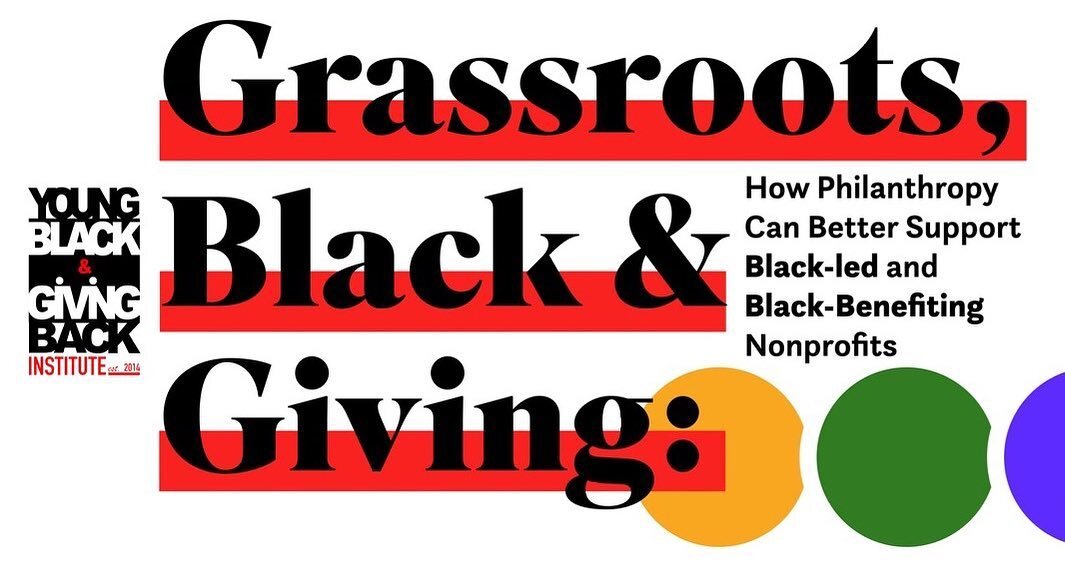 As we close out Black Philanthropy Month, know our work is far from done. Funding for Black-led and Black-benefiting nonprofits remains a racial justice imperative.

Huge shoutout to Ebonie Johnson Cooper and @ybgb_institute for their Grassroots, Bla