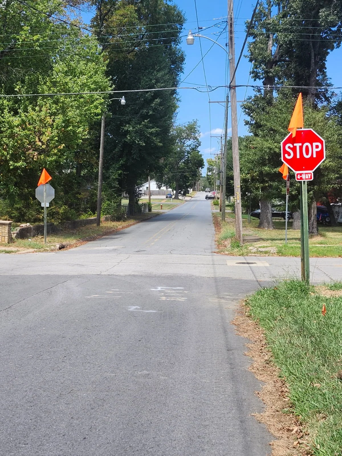 New Stop Sign: S. Pecan Street and W. Woodruff Avenue