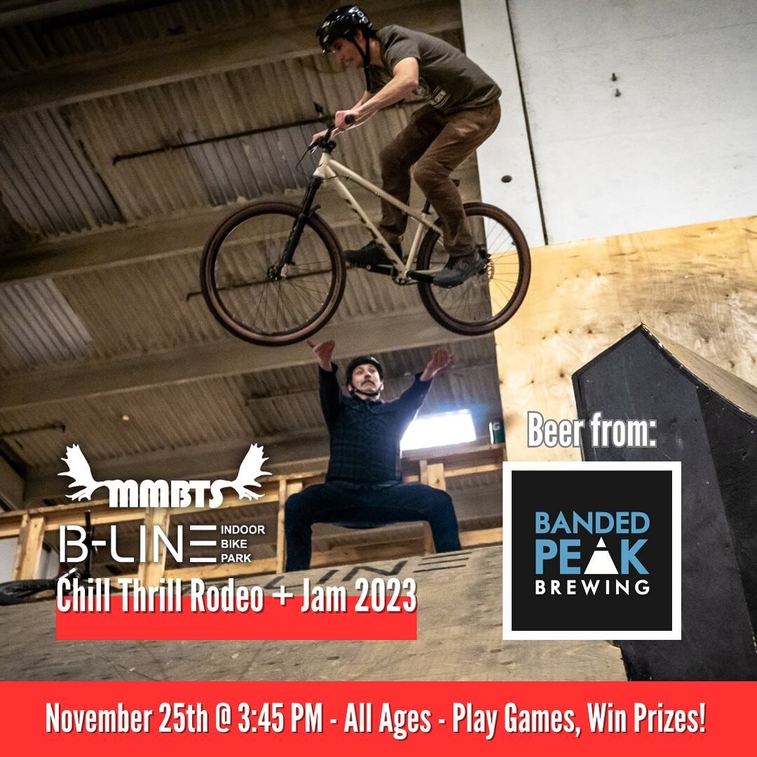 Who is coming to the @blinebikepark Chill Thrill Rodeo!? 🙋&zwj;♂️🙋&zwj;♀️

This is a totally for fun event and has a TON of prizing!

Last year, someone won bowling 🎳 with a bike wheel and got a prize. The year before, a trick shot with a basketba