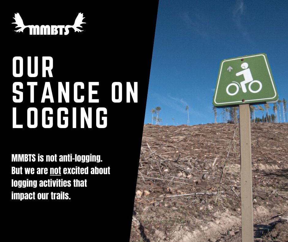 🌲 Important Update from MMBTS: Advocating for Our Trails 🌲

1️⃣ Our Stance on Logging: MMBTS is not anti-logging. But we are not excited about logging activities that impact our trails. 

2️⃣ Behind the Scenes: While you may not have heard a direct