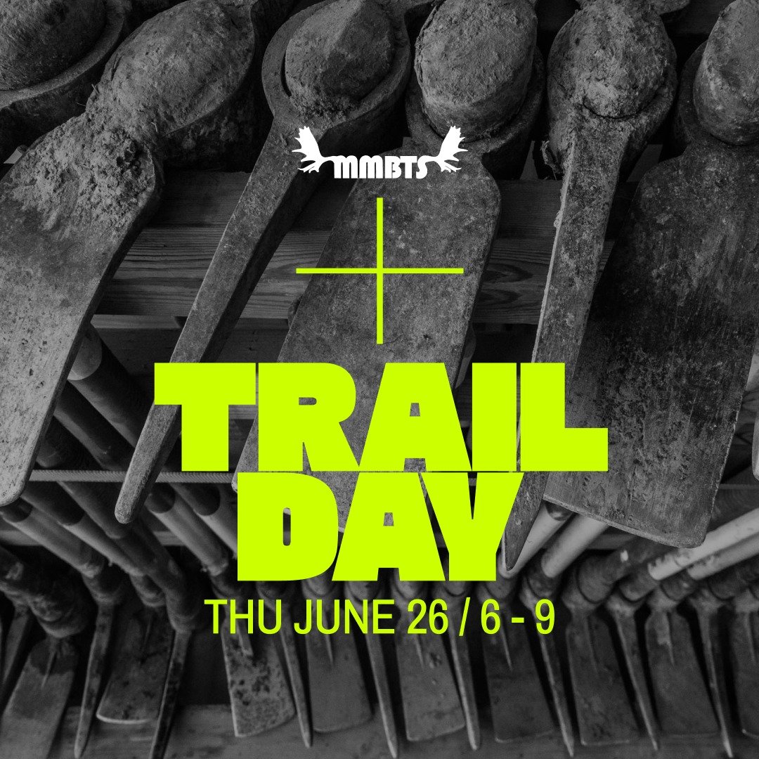 Trail Day #3 is happening Thursday, June 12 &mdash; come dig with us! No experience needed &mdash; our friendly, trained trail crew will guide you every step of the way. Huge thanks to everyone who volunteers their time to keep our trails running gre