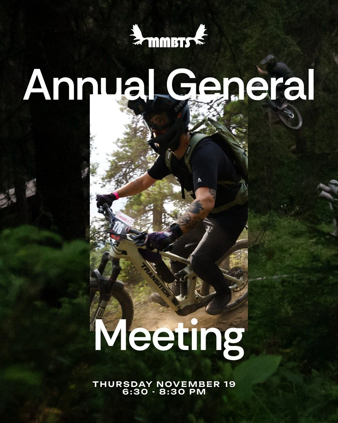 Calling all shredders, trail lovers, and everyone who keeps Moose rolling. The MMBTS AGM is Thu, Nov 19,  register here: mmbts.com/events/2026-agm-mmbts

Doors open at 6:30pm. Come connect with your trail community, win prizes, and check out the new 
