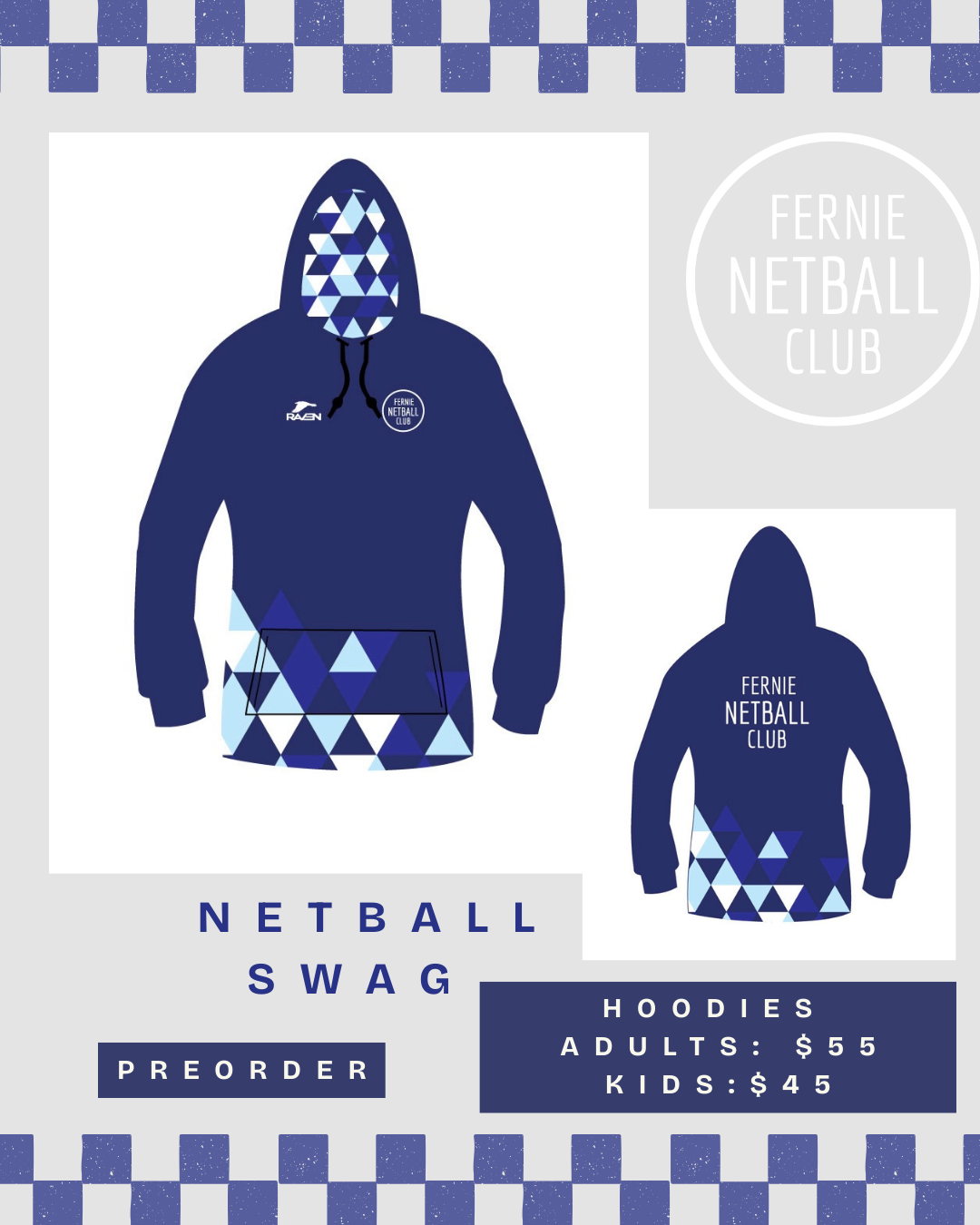 Fernie Netball Club Hoodies