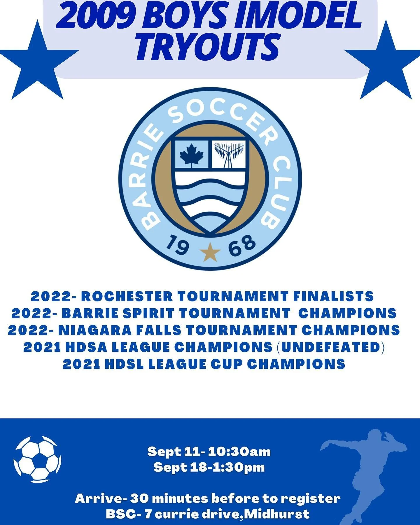 BARRIE SOCCER CLUB Official site