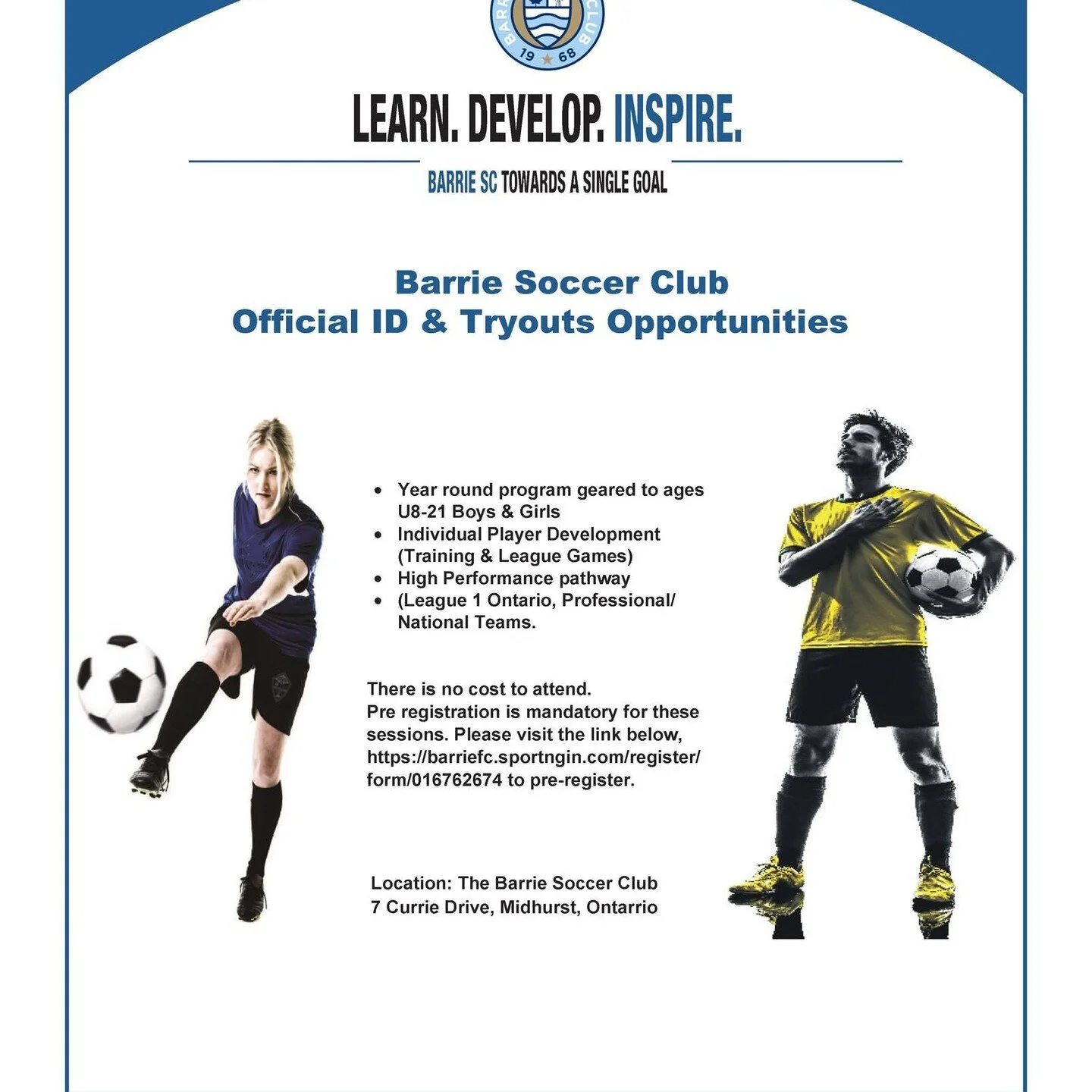BARRIE SOCCER CLUB Official site