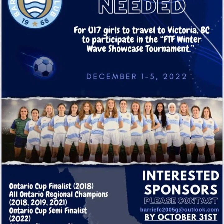 BARRIE SOCCER CLUB Official Website