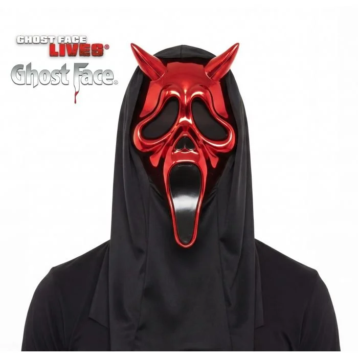 CHROME DEVIL GHOSTFACE MASK