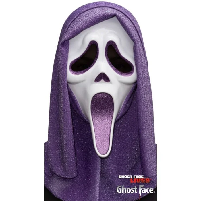 GLITTER PURPLE GHOSTFACE MASK