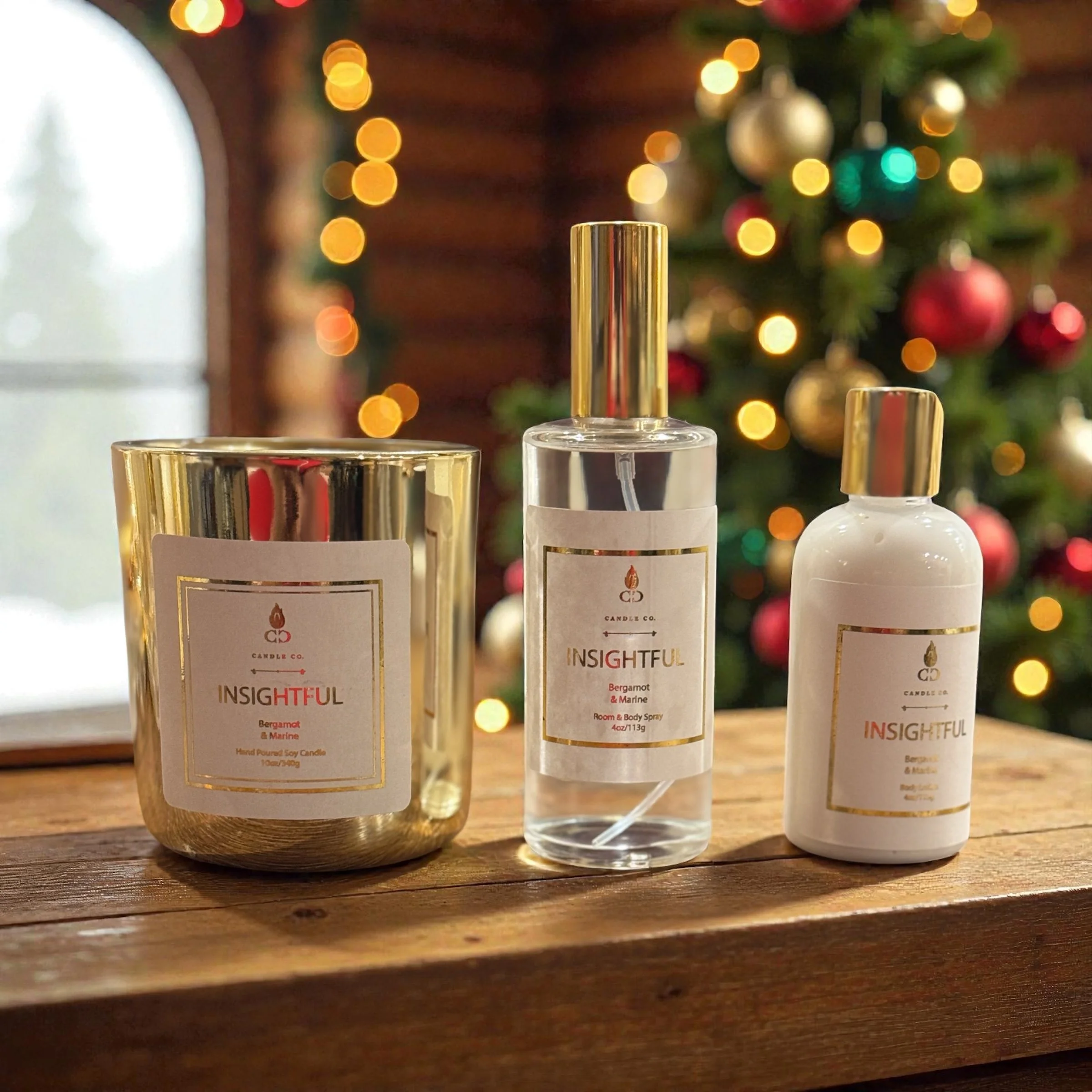 Signature Ritual Bundle - 10 oz Candle · 4 oz Spray · 4 oz Lotion