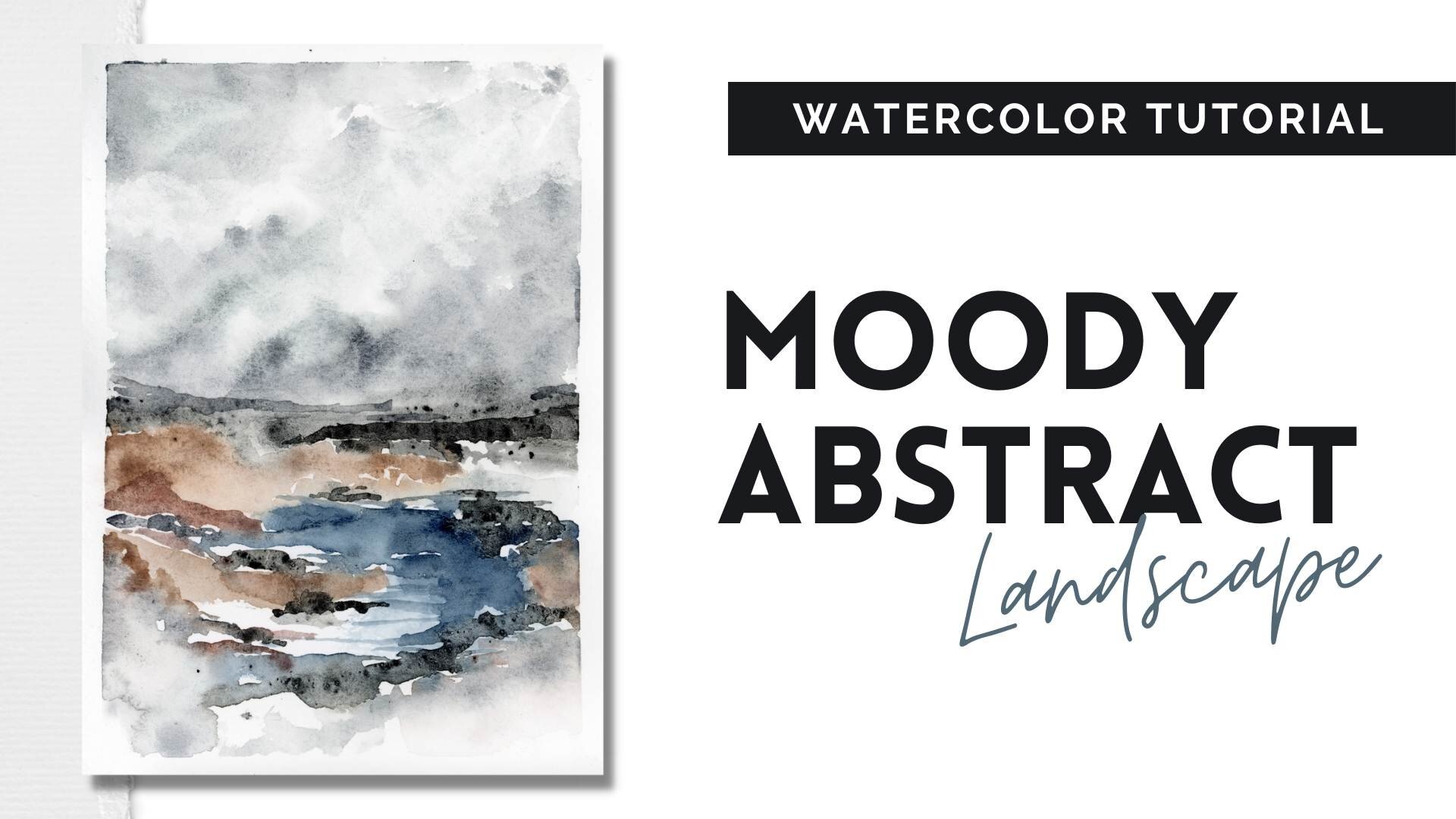 Paint an Abstract Landscape in Watercolor