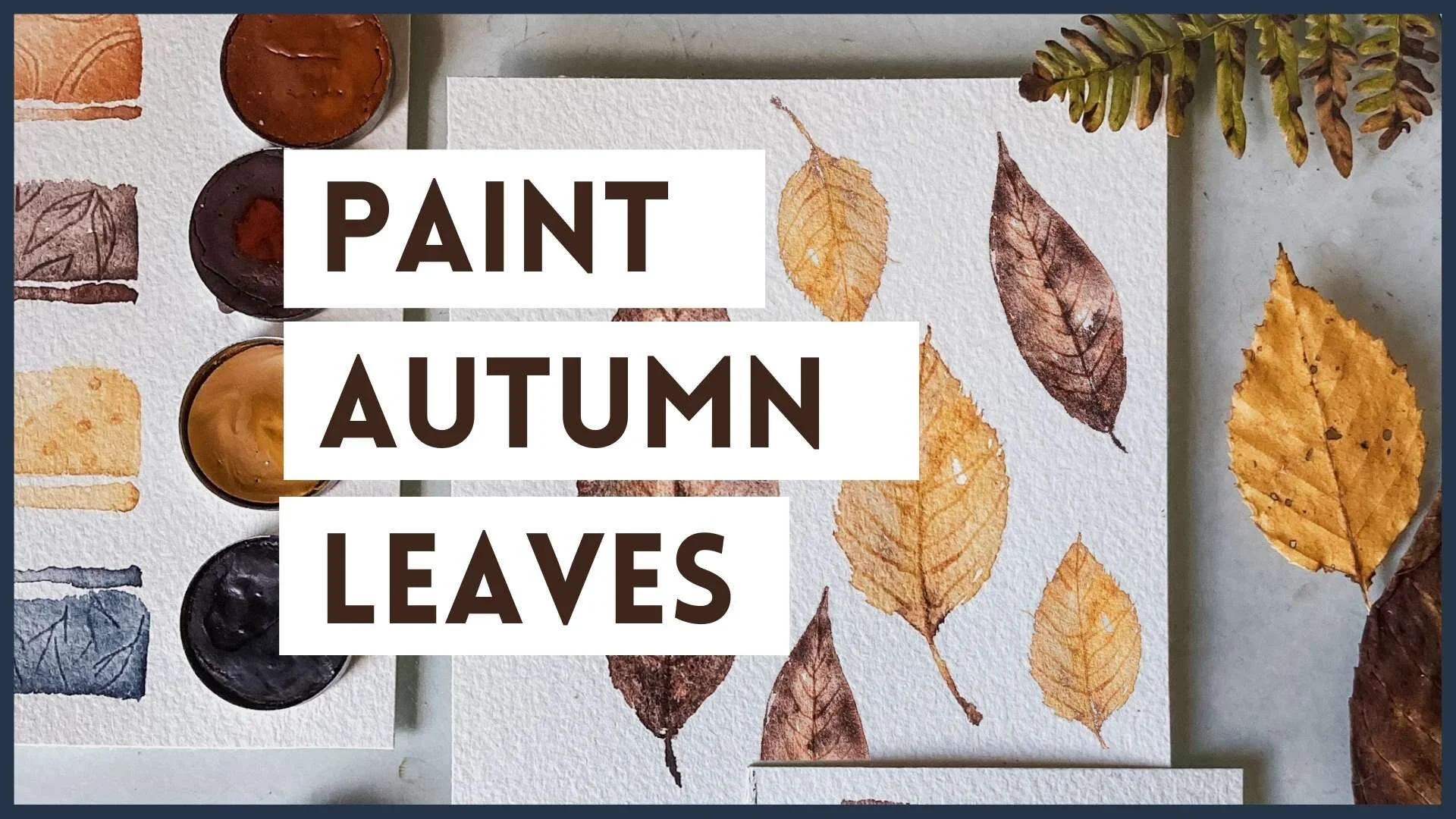 Tutorial: How to Paint Autumn Leaves