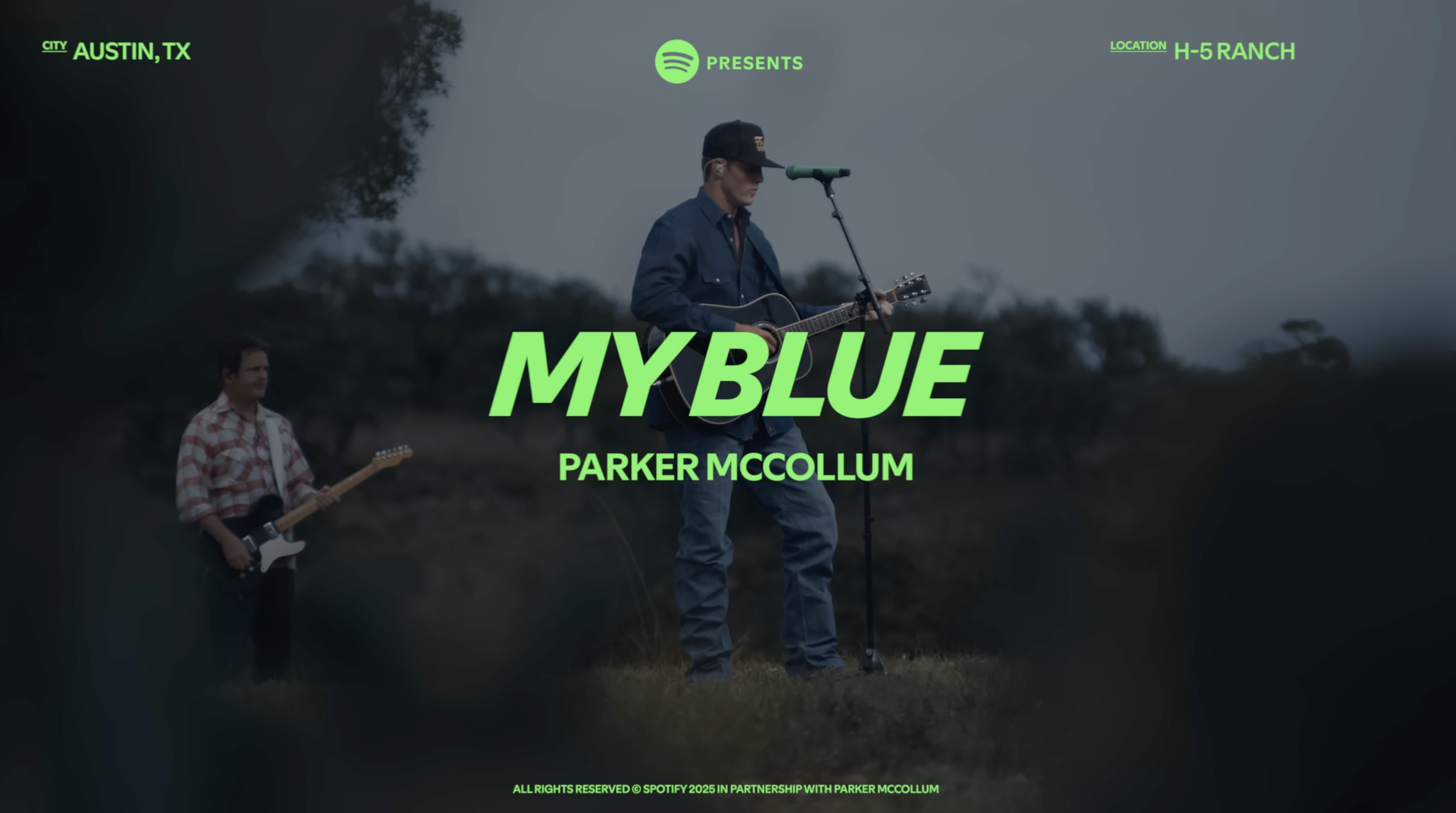 PARKER MCCOLLUM - MUSIC VISUAL - ART DEPARTMENT