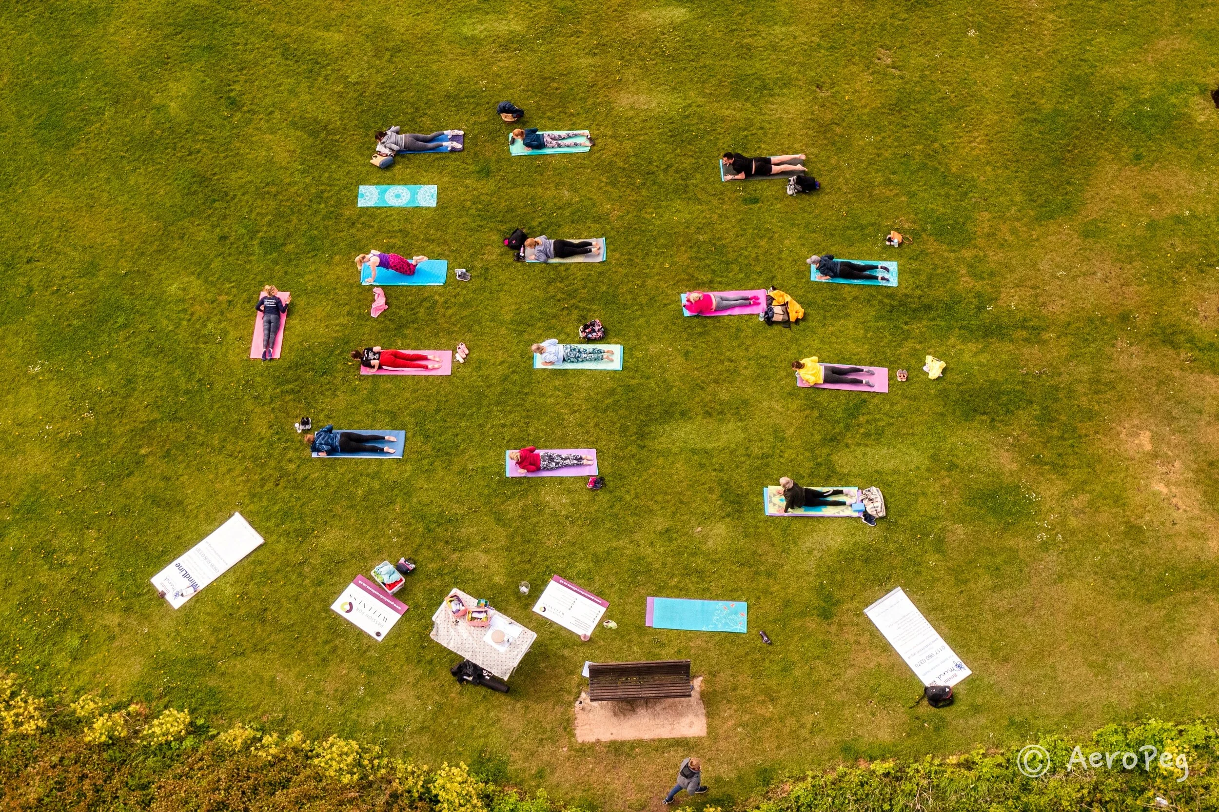 Watch Video .. of our amazing Mind charity Yoga Day @ Battery Point Portishead 