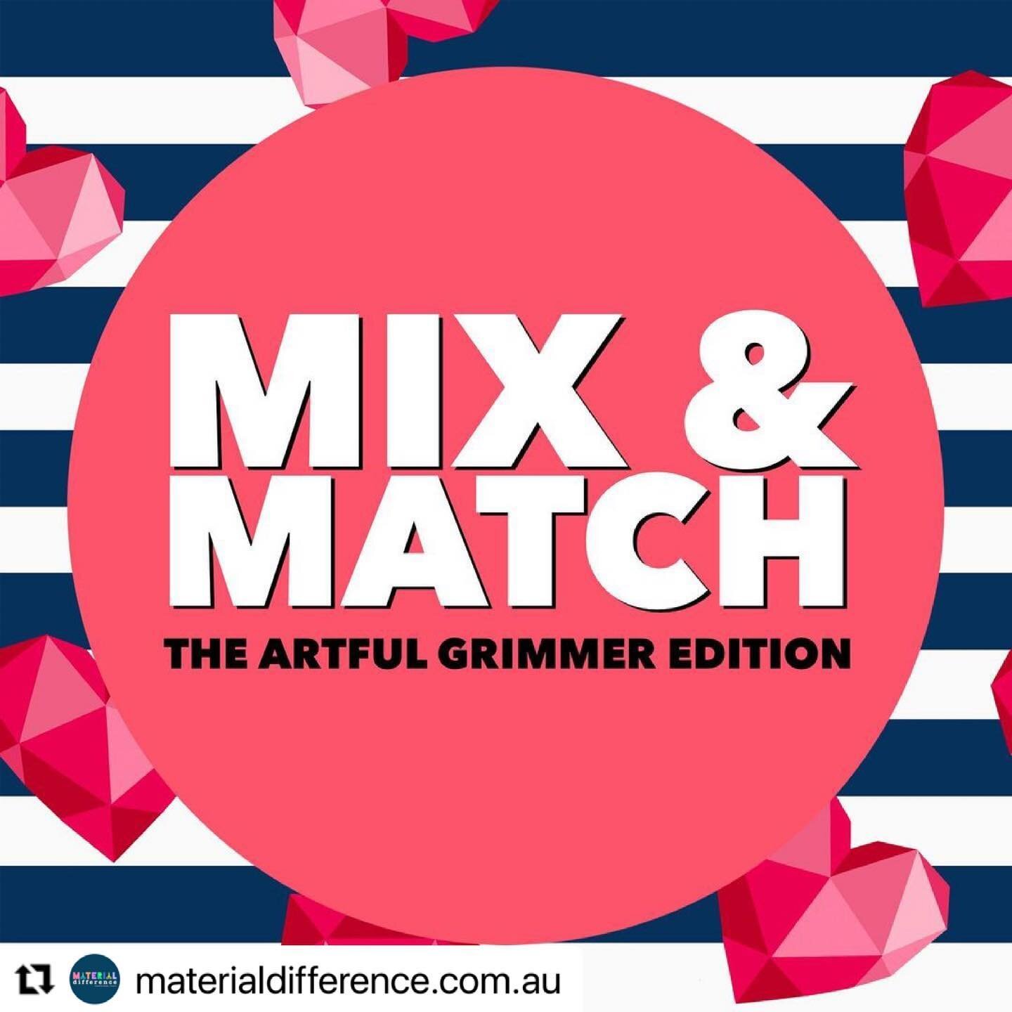 If you have your eye on one of my limited edition fabric designs over at @materialdifference.com.au, check out all the coordinating fabric options available too. So fun!
&bull;
#Repost @materialdifference.com.au with @make_repost
・・・
Tonight&rsquo;s 
