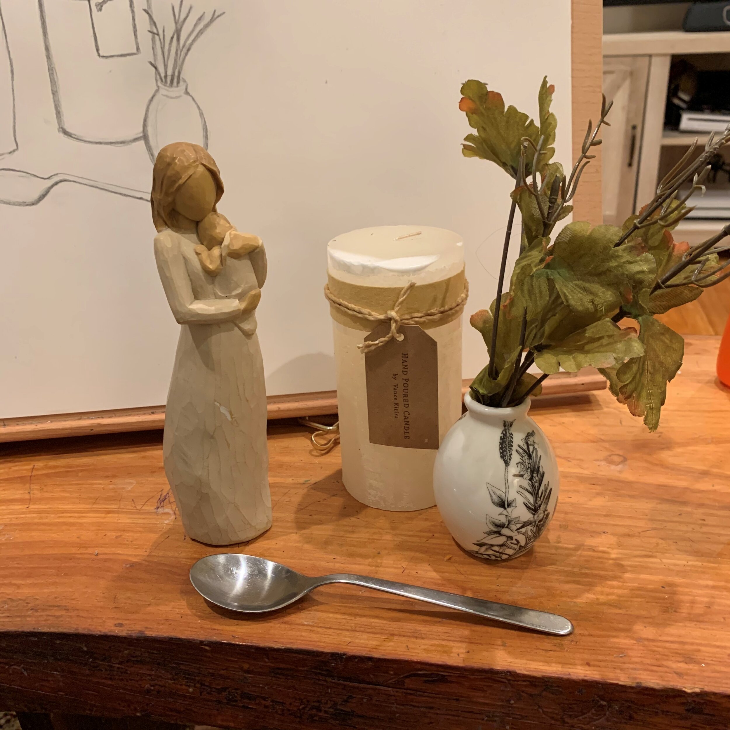 Still Life Contour Drawing Project reference objects D Tonnessen.jpg