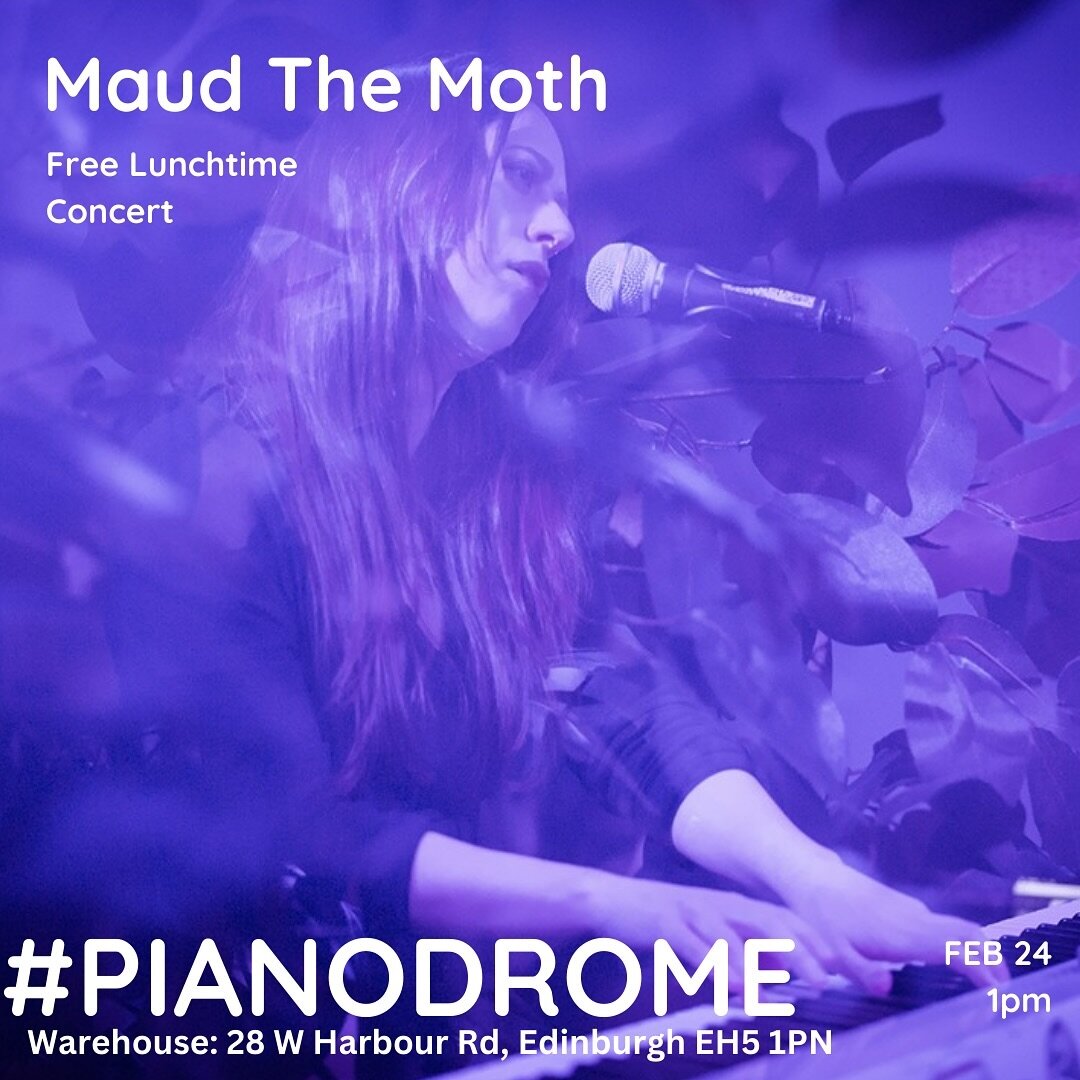 Happening this Saturday!!! We can&rsquo;t wait for the most incredible vocalist pianist and songwriter @maudthemoth to perform! 🎹✨ This one is going to be really special! See you all there! 🎵🥰

Maud the Moth is the solo project of Spanish-born and