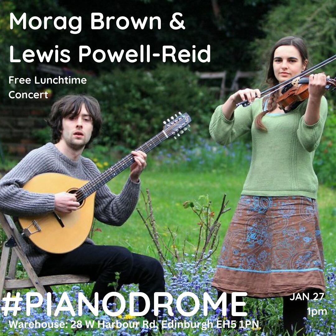 This Saturday folks!! We are delighted to host the incredible Morag Brown and Lewis Powell-Reid for a lunchtime concert. This will be followed by a Burns Night Sharing from 4-6pm 🙌✨

1pm Free Lunchtime Concert
2-4pm Adopt A Piano Showroom open
4-6pm