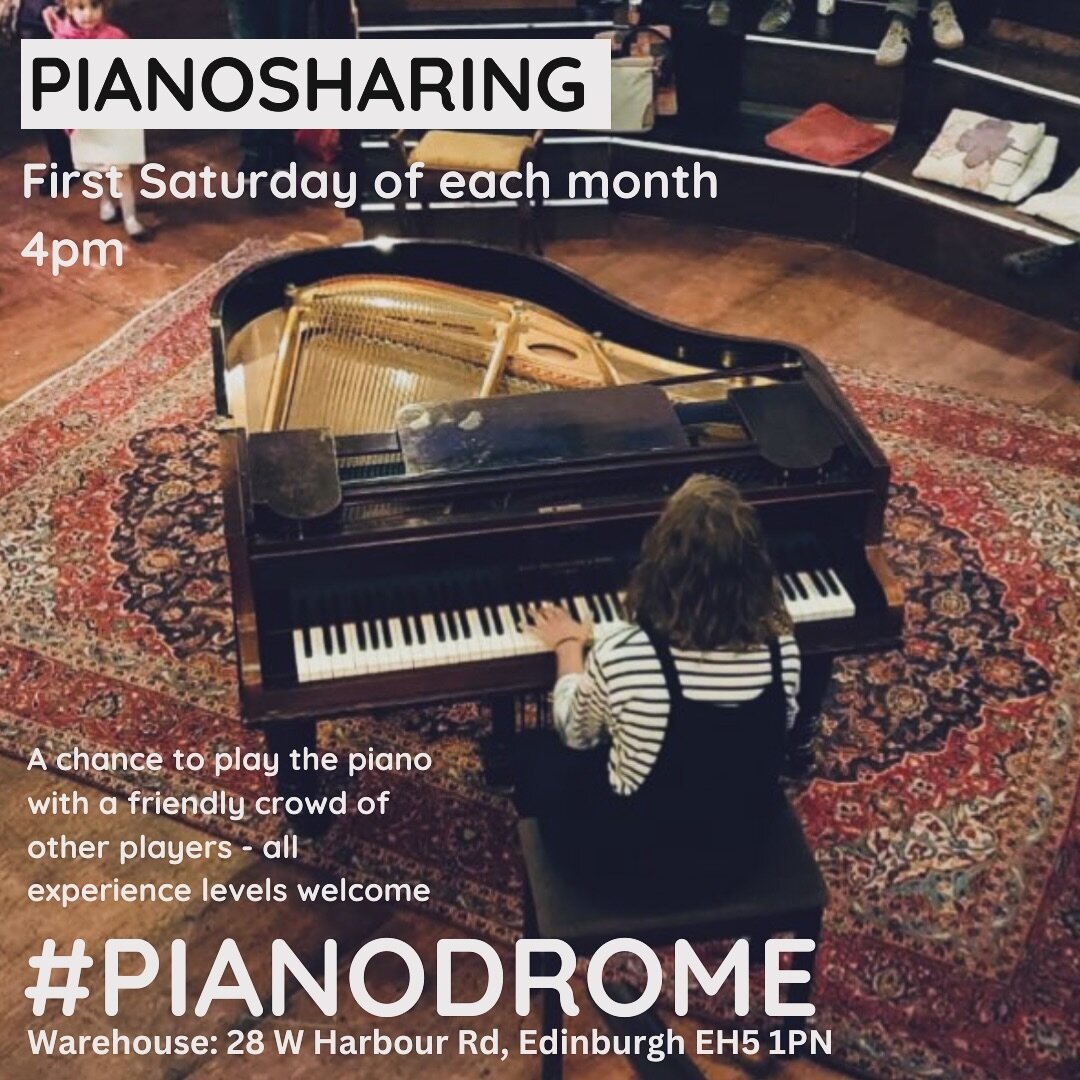 Join us for our next Pianosharing event! ✨

A chance to play the piano in a friendly environment with other players 🎹

All levels welcome! 

 
#pianodrome #pianos #grandpiano #uprightpiano #babypiano #music #edinburgh #edinburghmuscians #whatsonedin