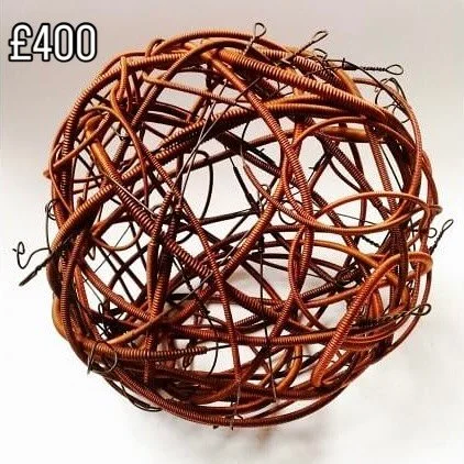 Some of the gorgeous rewards you can choose from when donating to our Crowdfunder Campaign!! 

All hand made and donated by Pianodrome artists:

#1 - Piano string ball by Tim Vincent-Smith - &pound;400
#2 - Doraction earrings by Dora Goldsborough - &