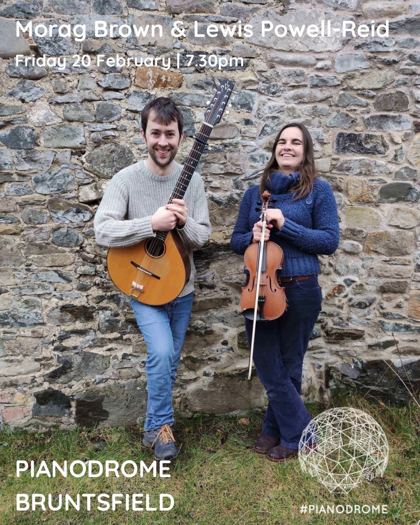 It&rsquo;s such a thrill to host long time friends of the Pianodrome Morag and Lewis this Friday evening at Pianodrome Bruntsfield. These two have played folk music from around the world all their lives and when you listen to them play it is like bei