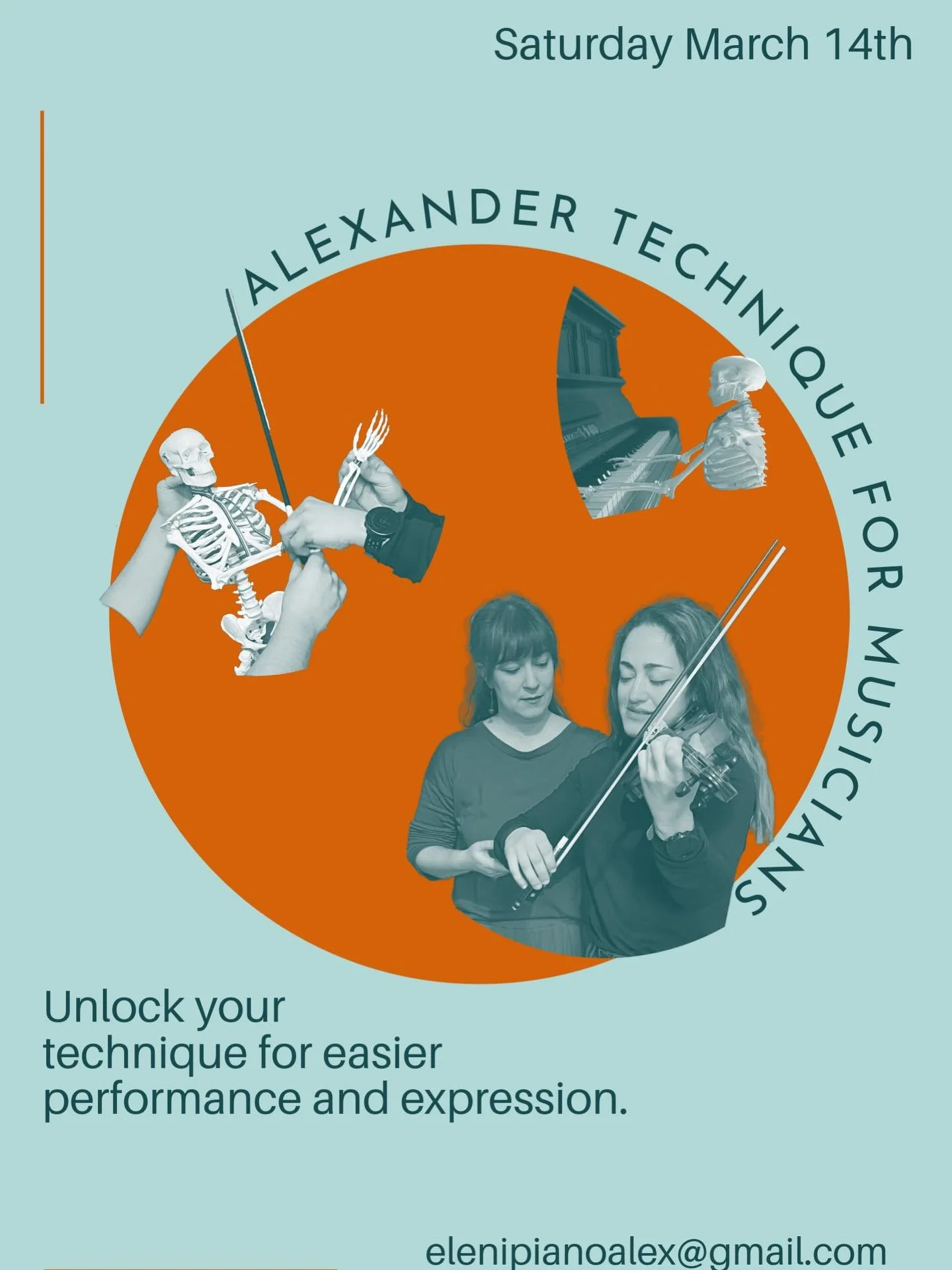 We&rsquo;ll be hosting @alexander.technique.music this Saturday (14th) and for future regular workshops to help you musicians with your performance and musicianship! 

&lsquo;We will share practical tools that help us reduce excess tension, and be mo