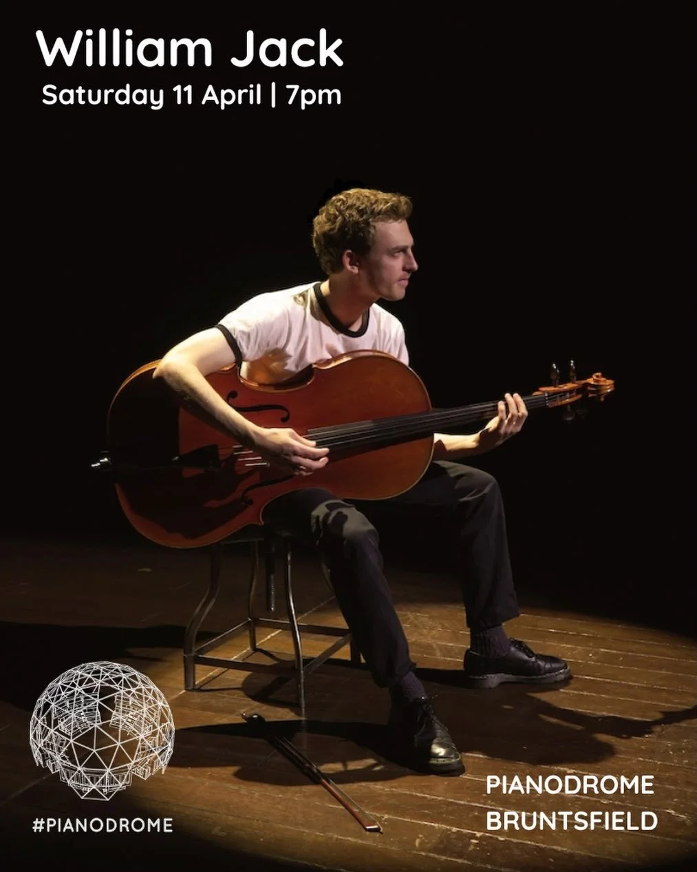 William Jack joins us to share some of his brilliant and unique cello playing and songs. This Saturday at 7pm. 

Doors 30 mins before event starts - Tickets at Pianodrome.org/Whats-on 

#pianodrome #cello #portocello #newmusic #edinburgh