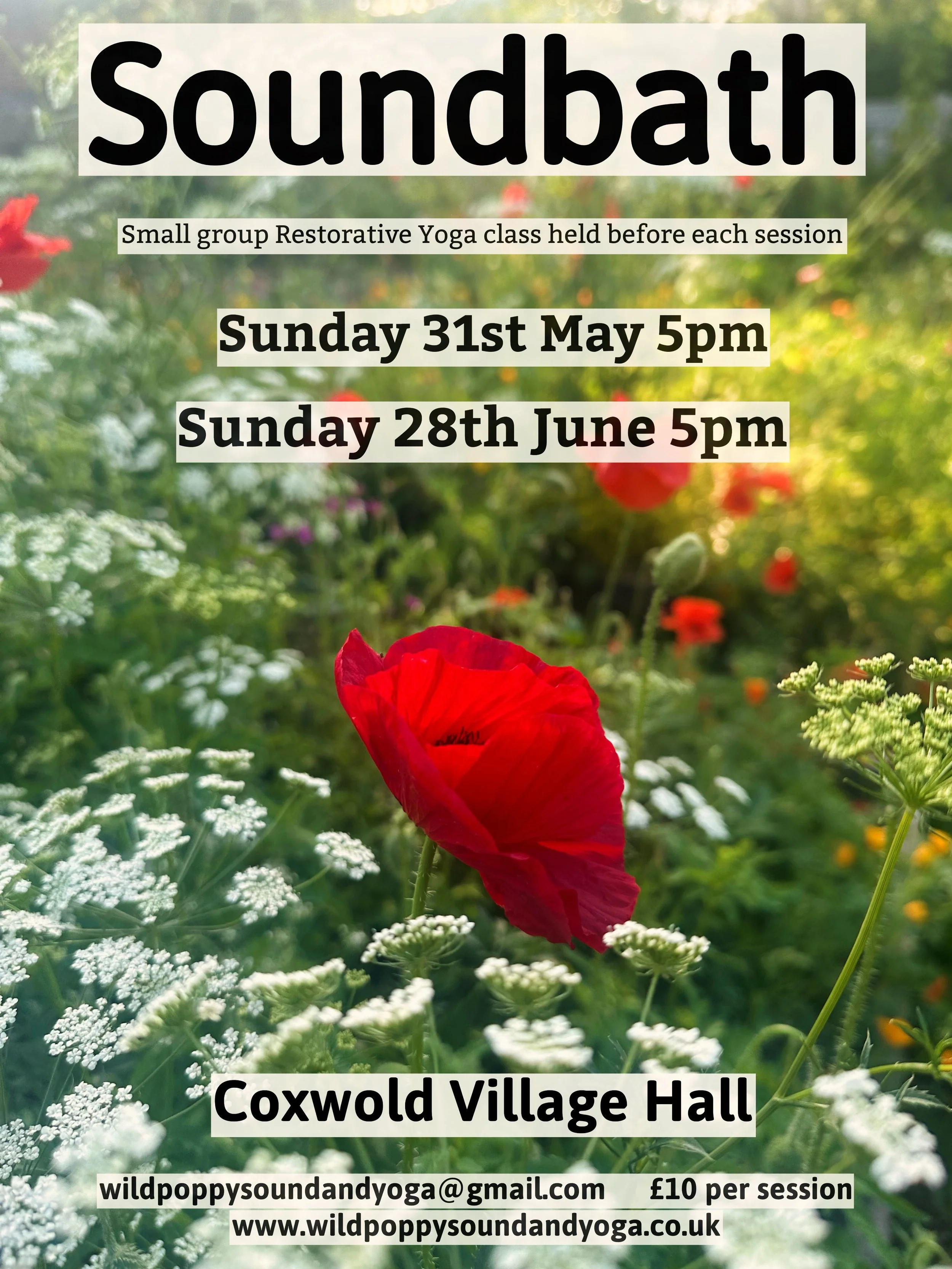 Soundbath at Coxwold Village Hall 