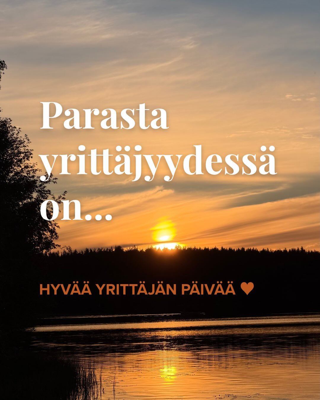 Yritt&auml;j&auml;n p&auml;iv&auml;n kunniaksi muutamia mun mielest&auml; parhaita asioita yritt&auml;jyydess&auml; ✨

Aloitin kevytyritt&auml;j&auml;n&auml; opintojen ohella ja vuosi valmistumisen j&auml;lkeen l&auml;hdin t&auml;ysip&auml;iv&auml;is