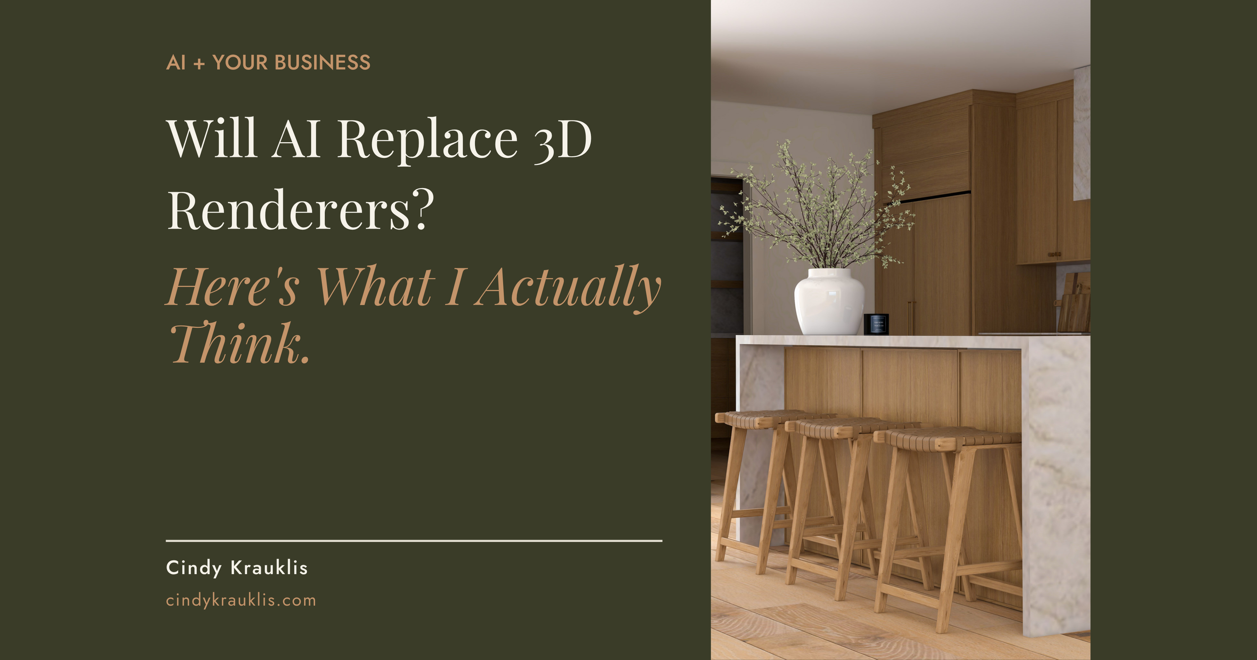 Will AI Replace 3D Renderers? Here's What I Actually Think.