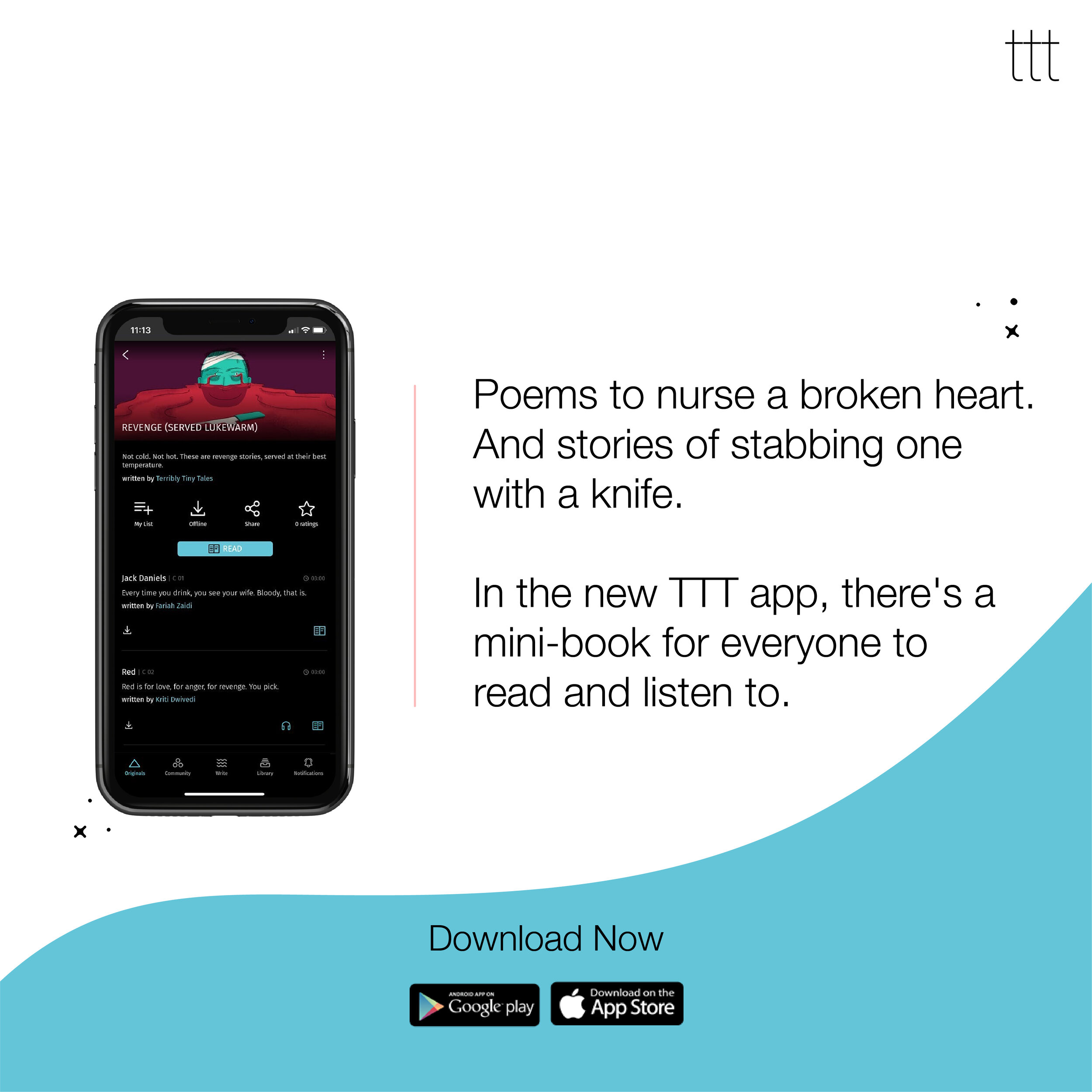 Poems to nurse a broken heart. And stories of stabbing one with a knife.jpg