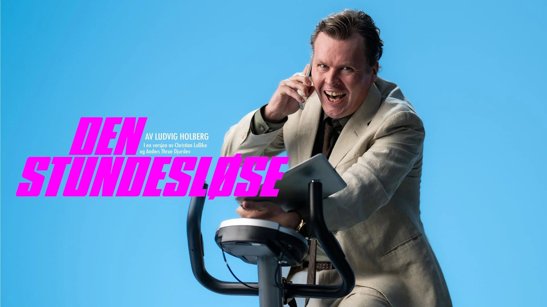 DEN STUNDESLØSE — plakat for Nationaltheatret, Olav Waastad