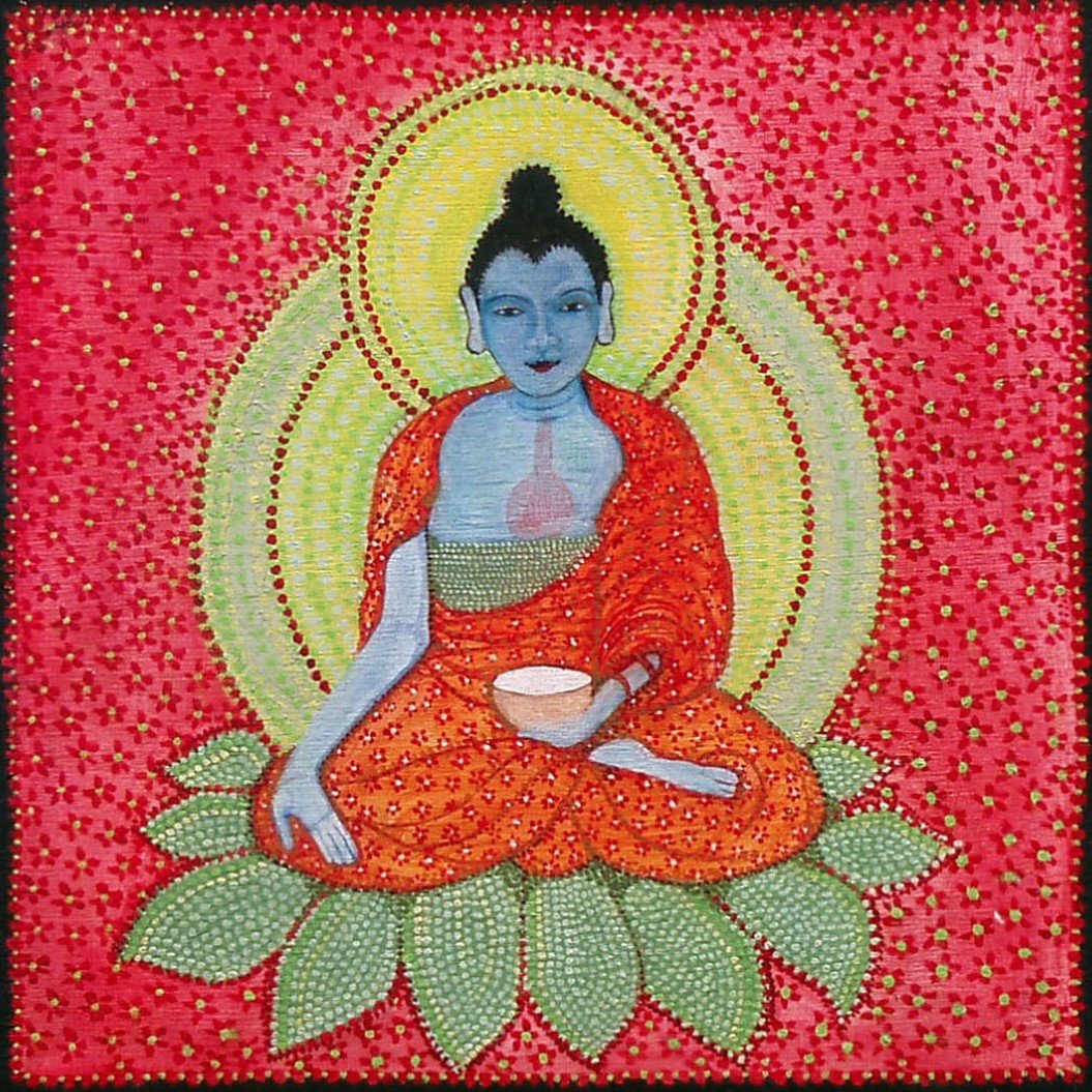 Earthstore Buddha, 12" x 12"